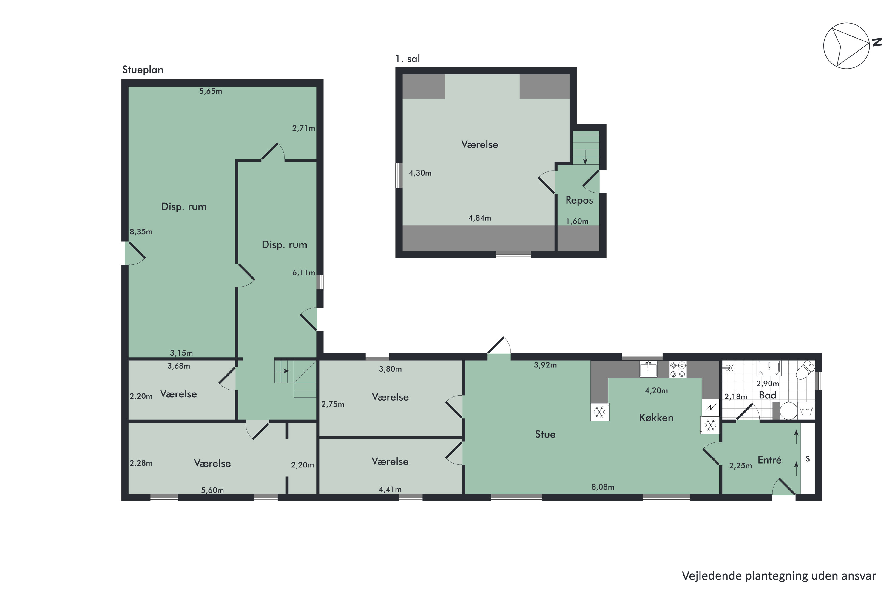 Plantegninger billede af Ambjergvej 4, Brøndbj Hede, 9560 Hadsund
