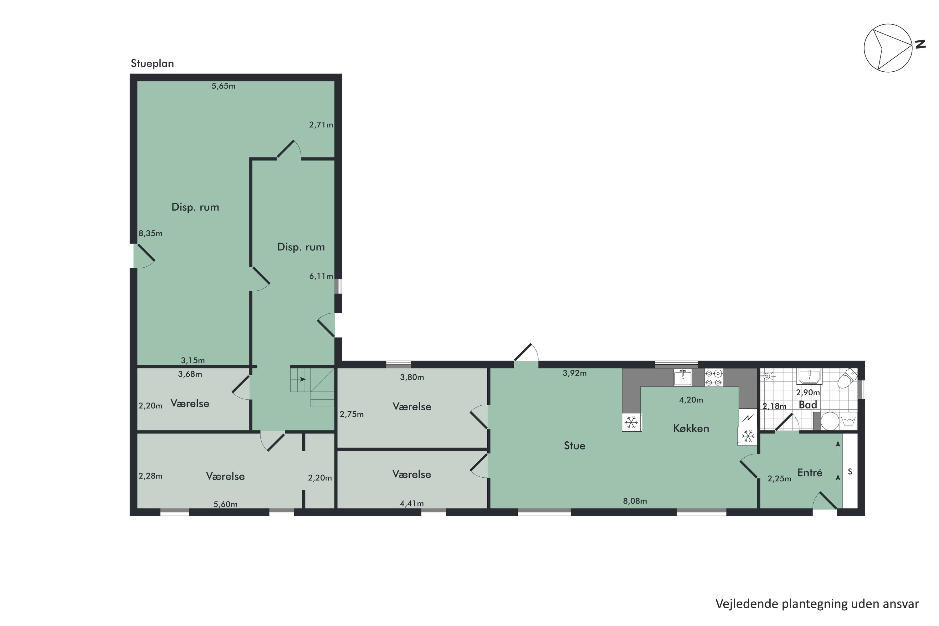 Plantegninger billede af Ambjergvej 4, Brøndbj Hede, 9560 Hadsund