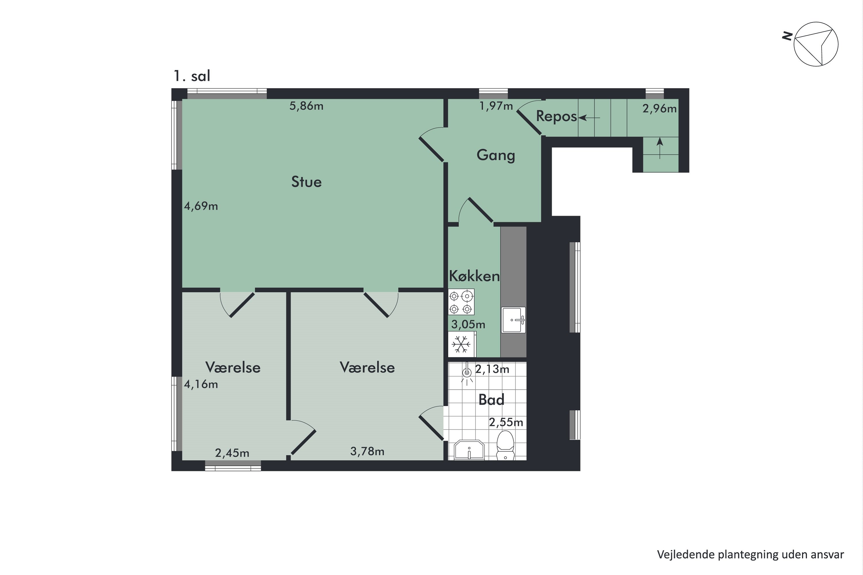 Plantegninger billede af Viborgvej 3, Klejtrup, 9500 Hobro