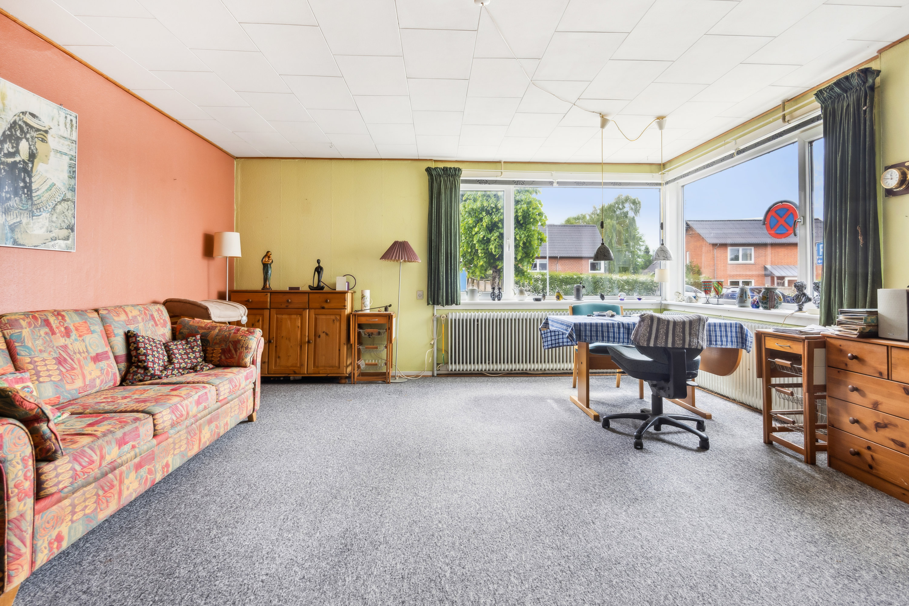 Fremhævet stue billede i fuldskærmstilstand. Billede af Viborgvej 3, Klejtrup, 9500 Hobro