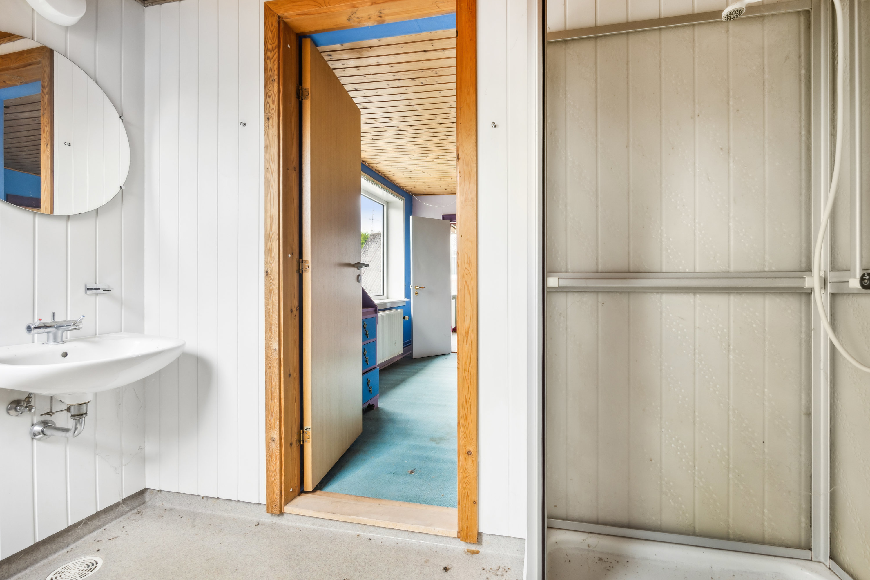 Fremhævet badeværelse billede i fuldskærmstilstand. Billede af Viborgvej 3, Klejtrup, 9500 Hobro