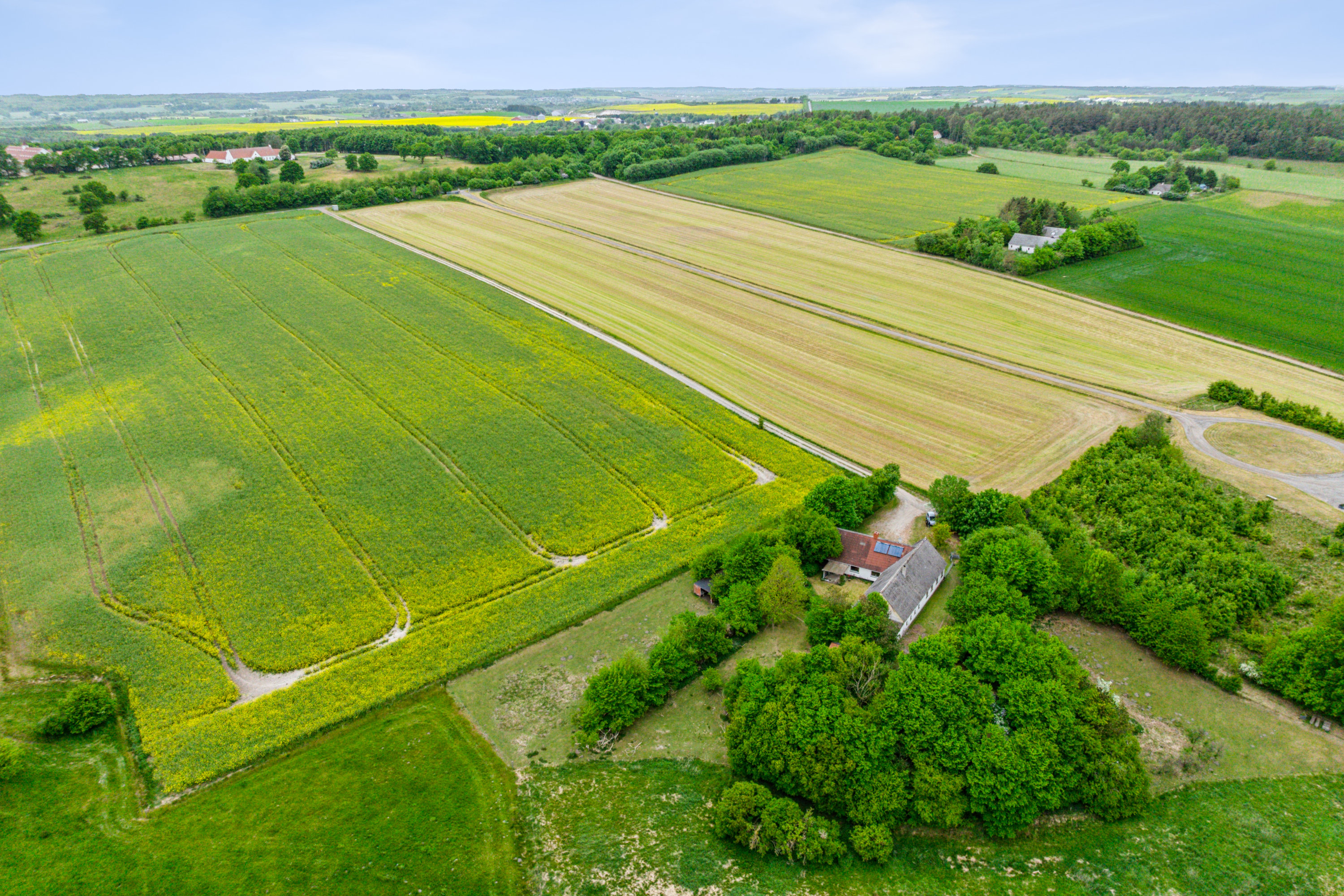 Fremhævet luftfoto billede i fuldskærmstilstand. Billede af Volsted Skolevej 49, 9530 Støvring