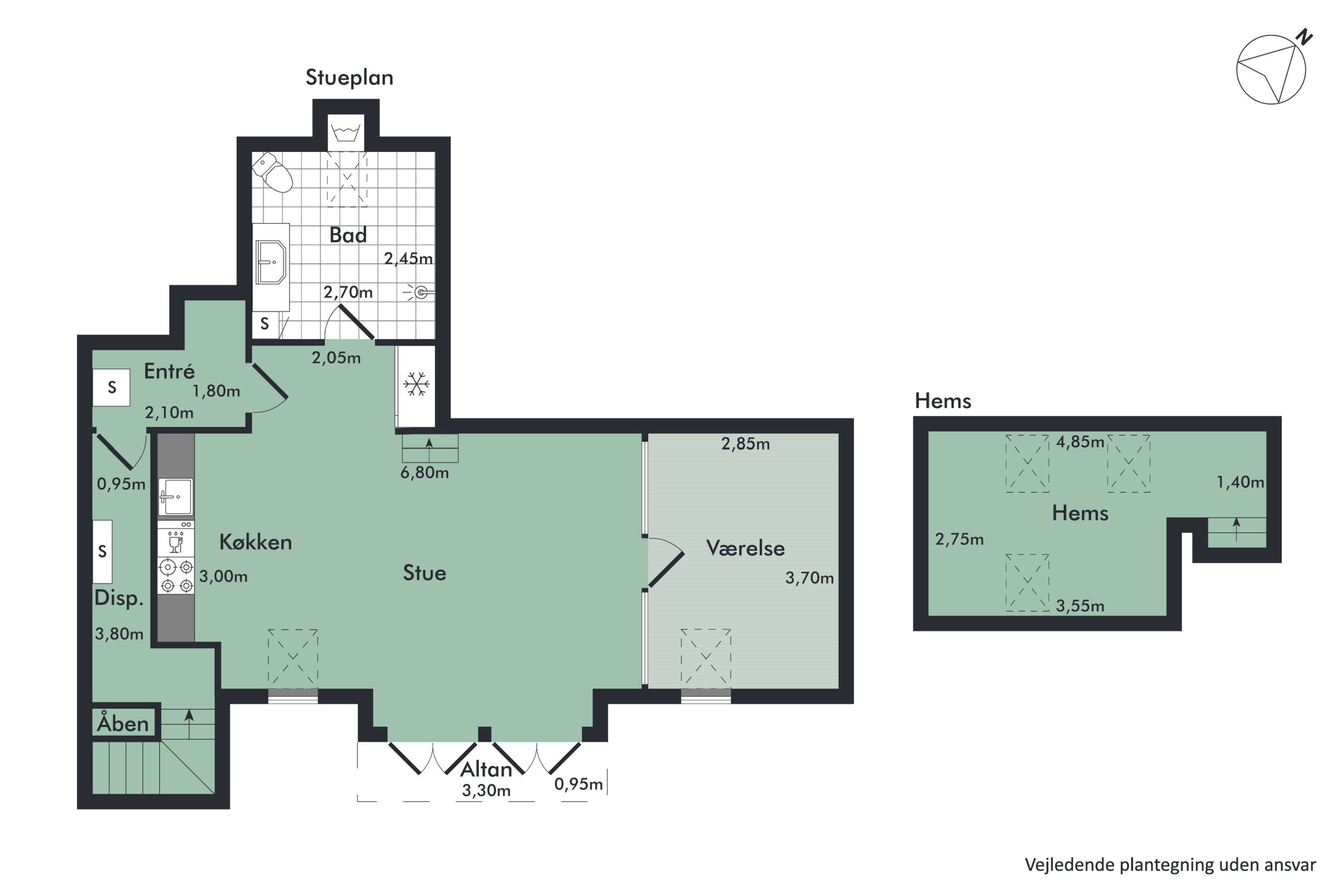 Plantegninger billede af Vesterbro 22, 4., 9000 Aalborg