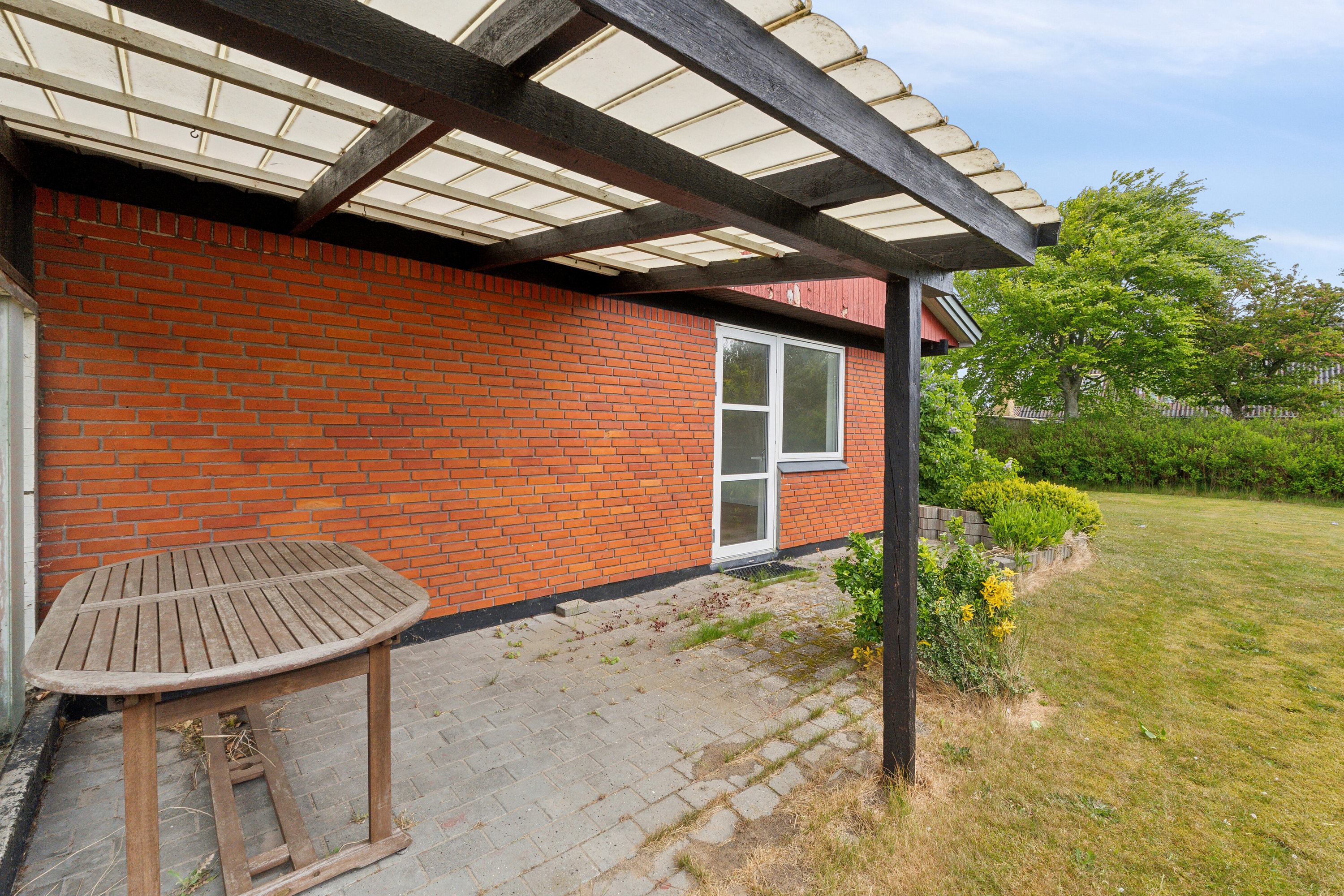 Fremhævet overdækket terrasse billede i fuldskærmstilstand. Billede af Tannisbugtvej 70, Tversted, 9881 Bindslev