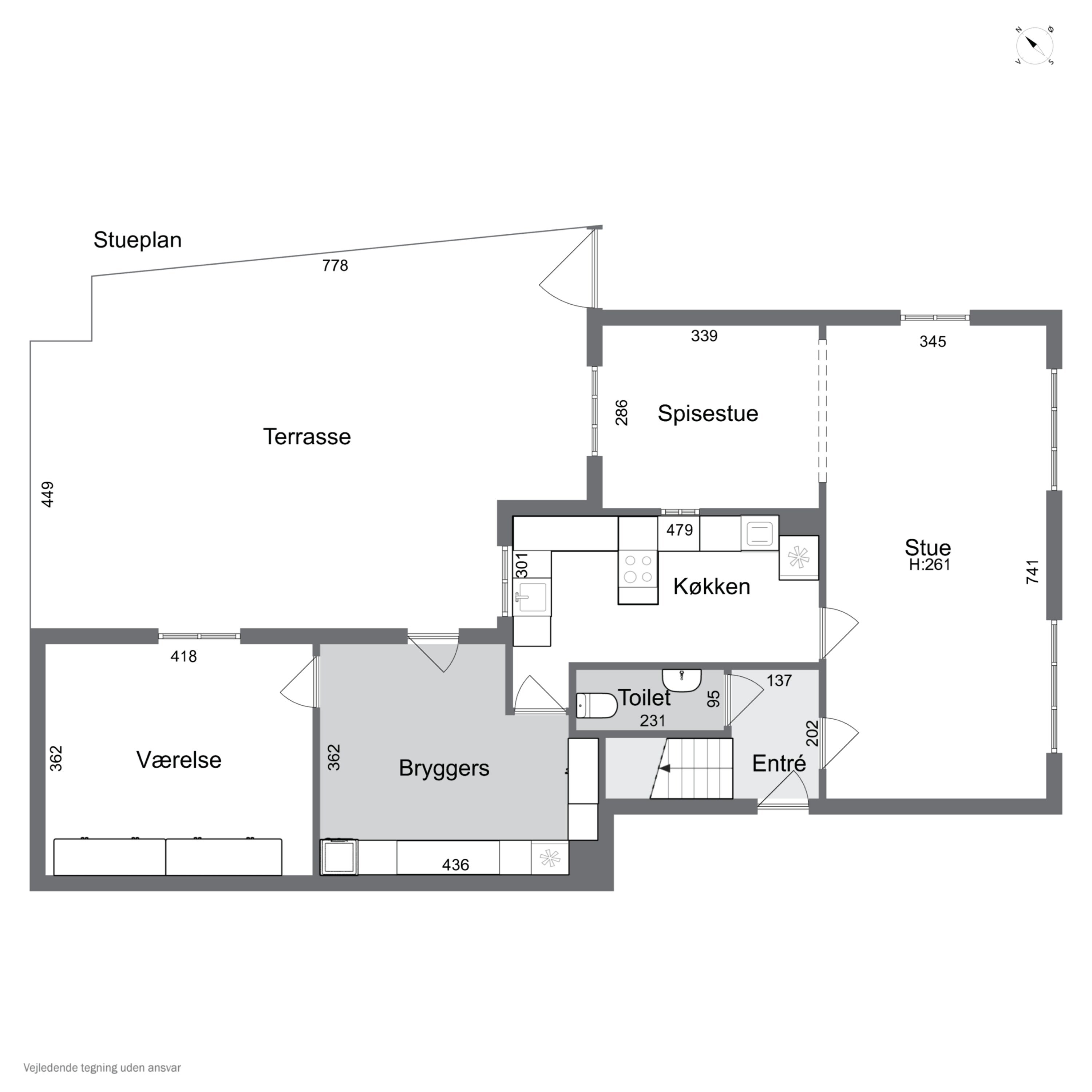 Plantegninger billede af Langgade 11, 4262 Sandved