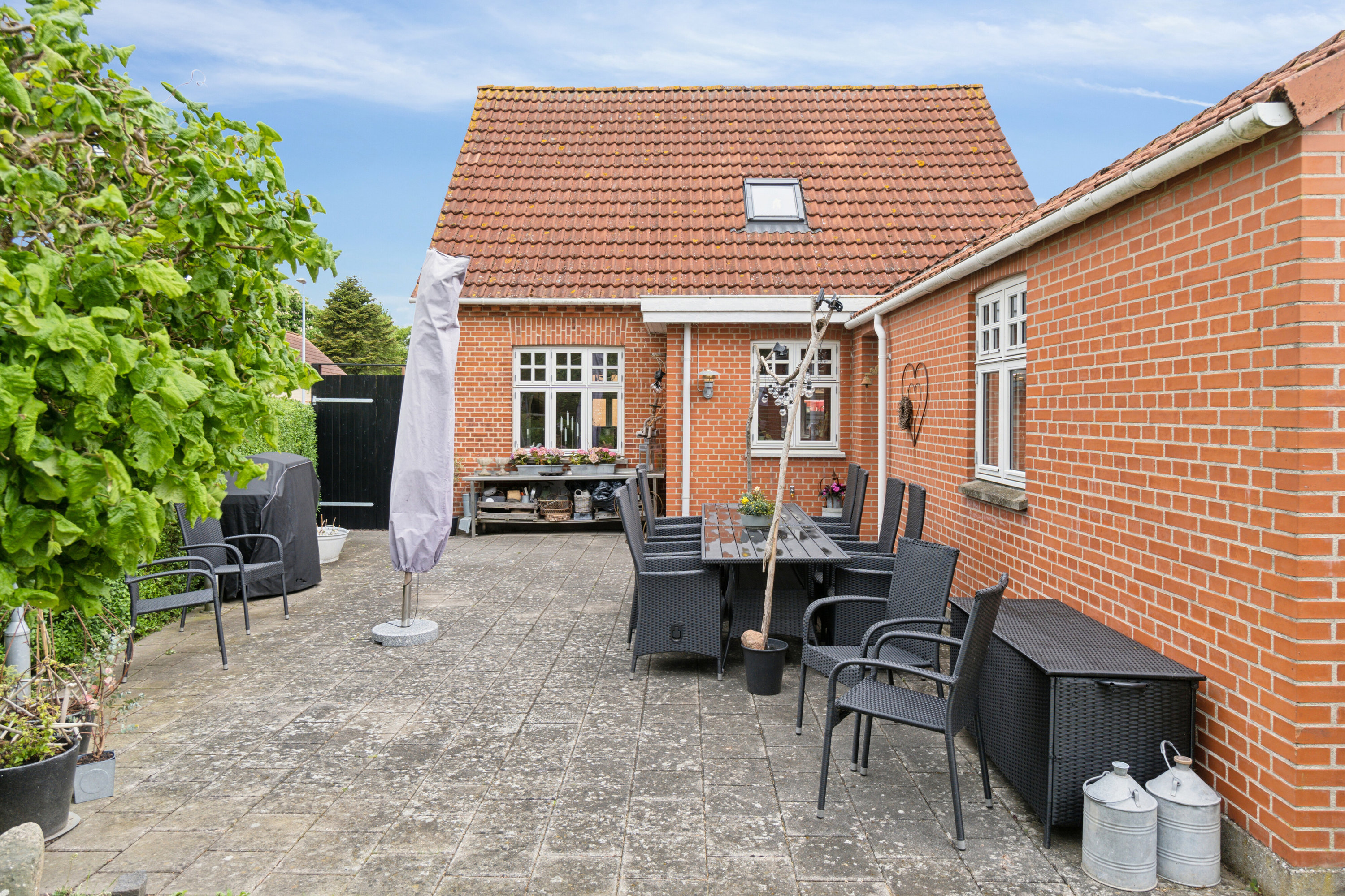 Fremhævet terrasse billede i fuldskærmstilstand. Billede af Langgade 11, 4262 Sandved