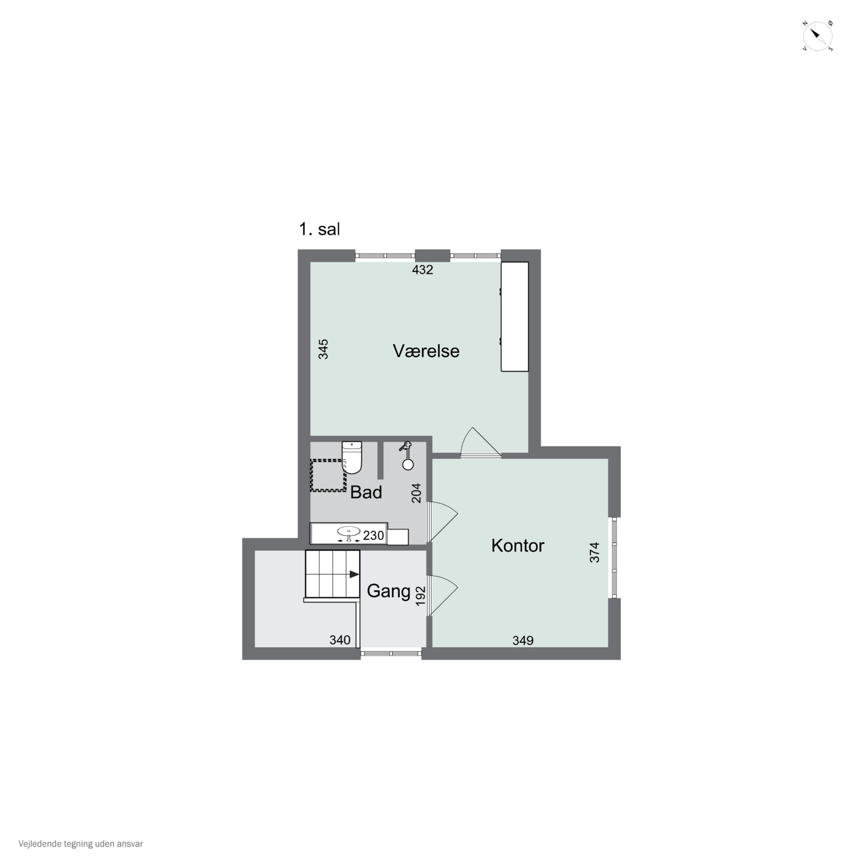 Plantegninger billede af Langgade 11, 4262 Sandved