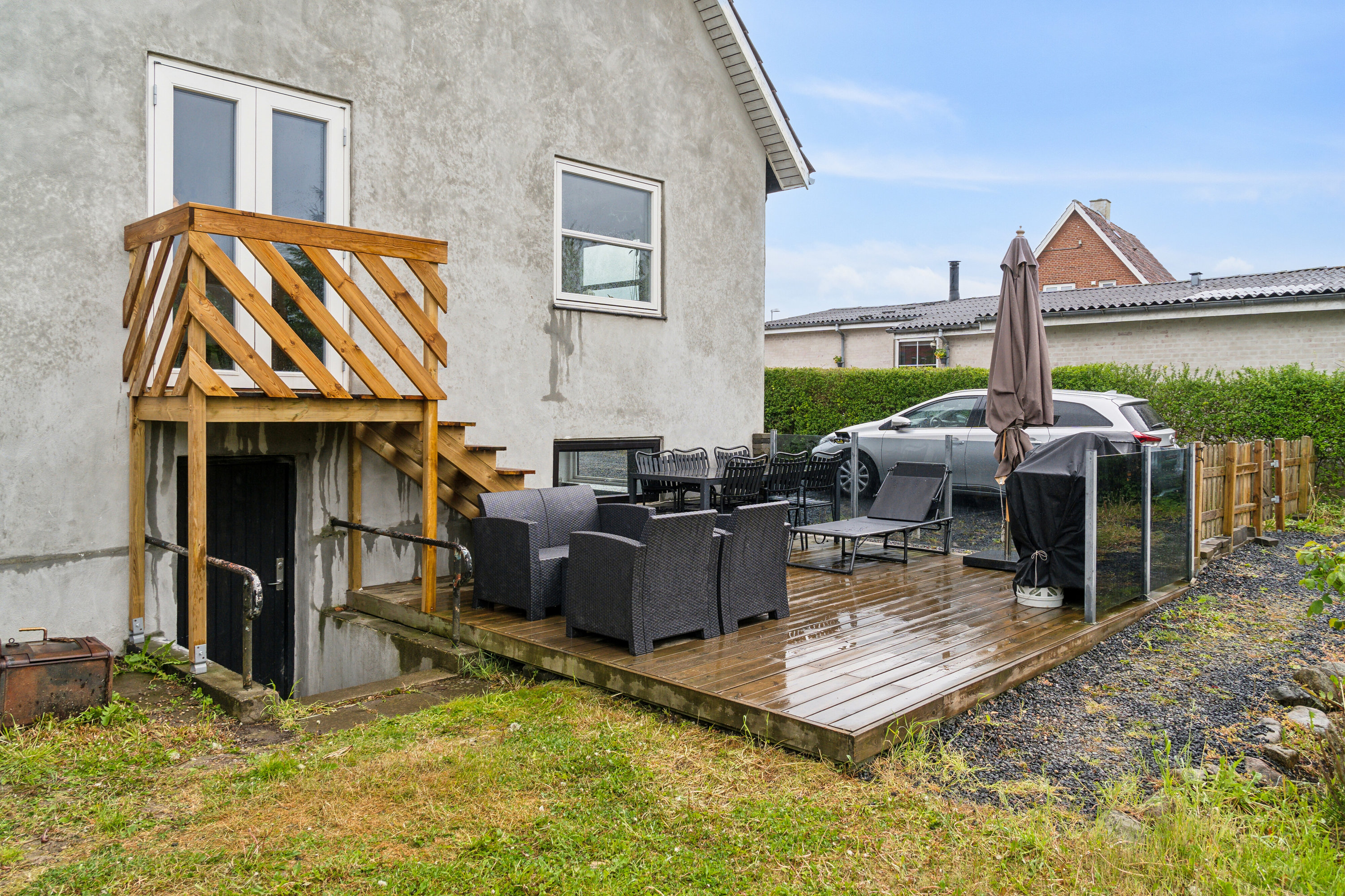 Fremhævet set fra haven billede i fuldskærmstilstand. Billede af Mølmarksvej 178, 5700 Svendborg