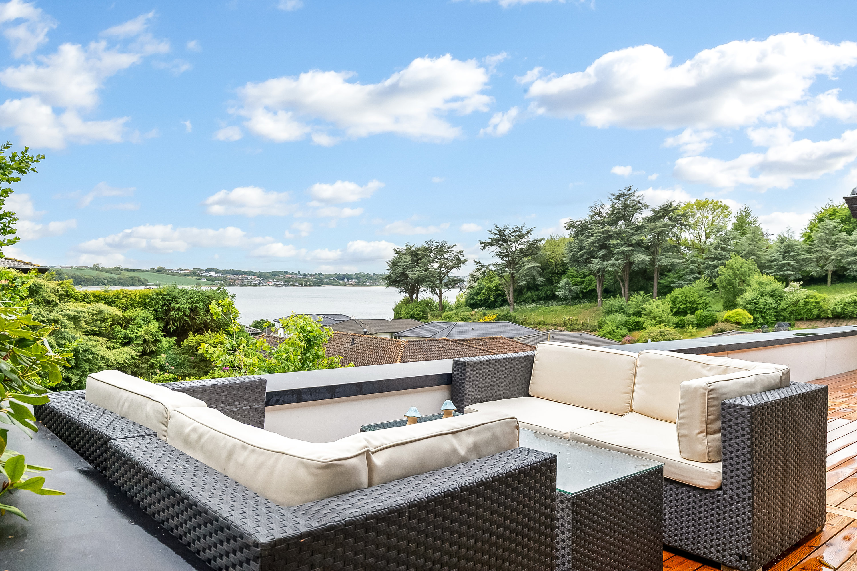 Fremhævet terrasse billede i fuldskærmstilstand. Billede af Trapholtparken 26, Strandhuse, 6000 Kolding