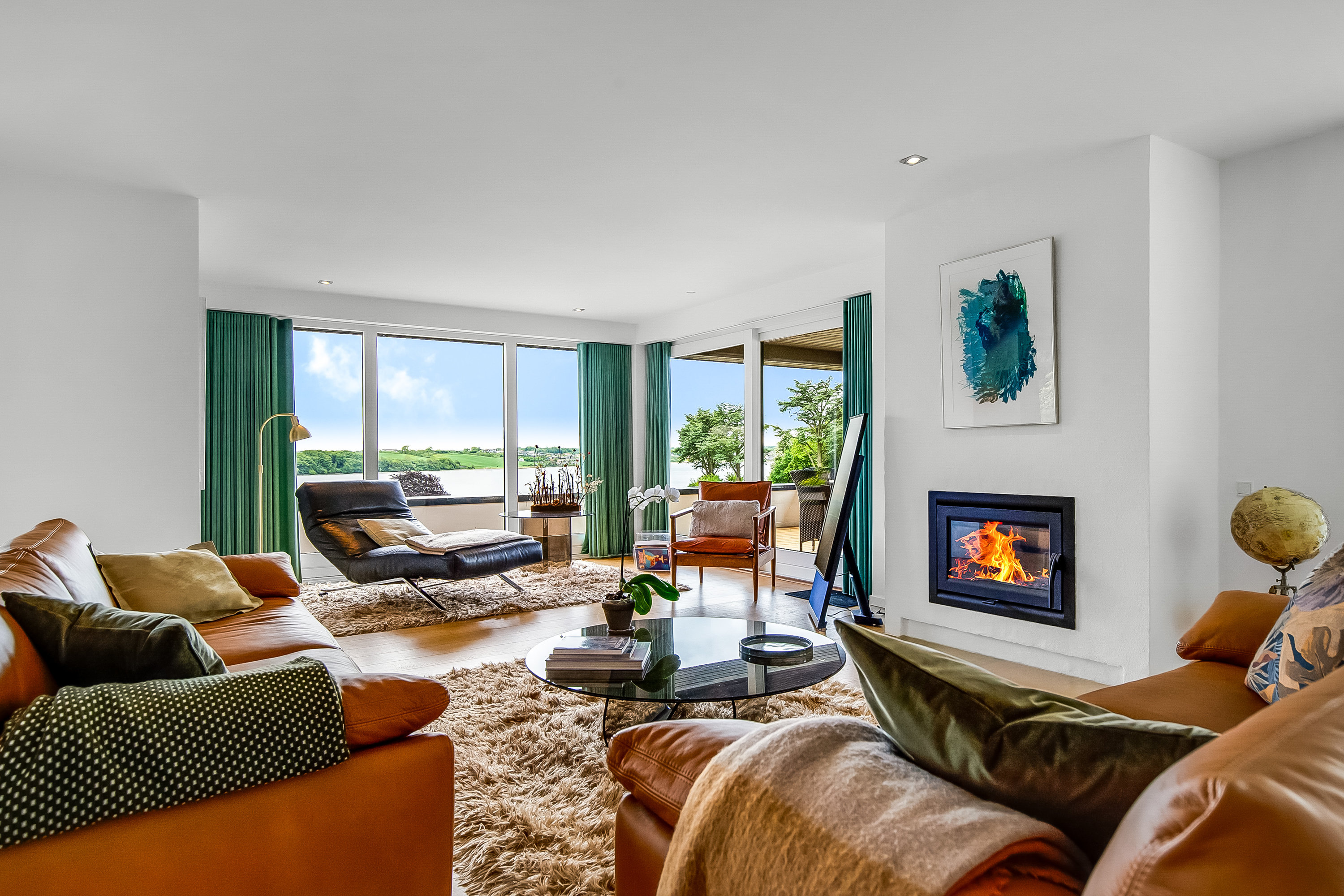 Fremhævet stue billede i fuldskærmstilstand. Billede af Trapholtparken 26, Strandhuse, 6000 Kolding