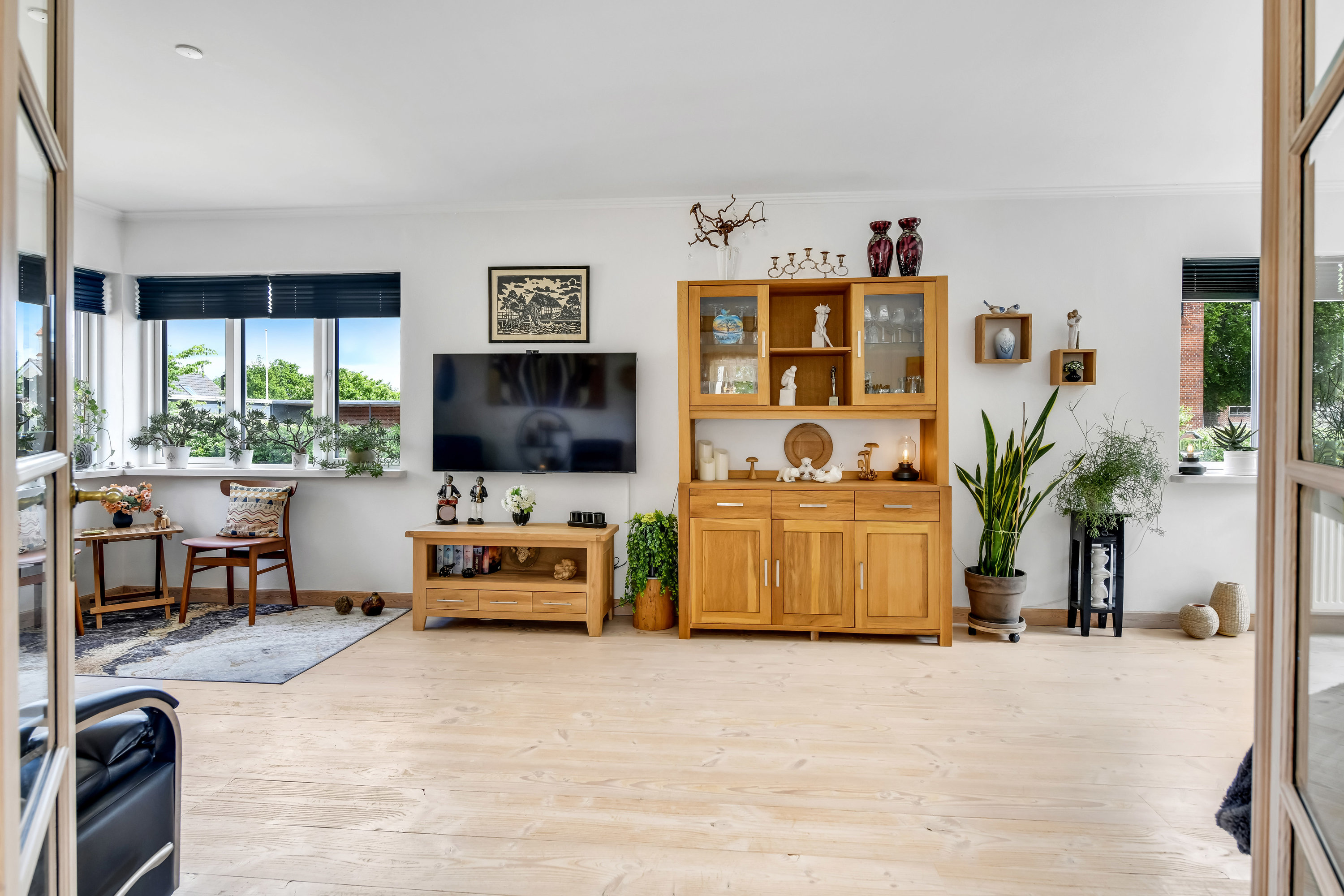 Fremhævet stue billede i fuldskærmstilstand. Billede af Teglgaardsvej 8, 7200 Grindsted