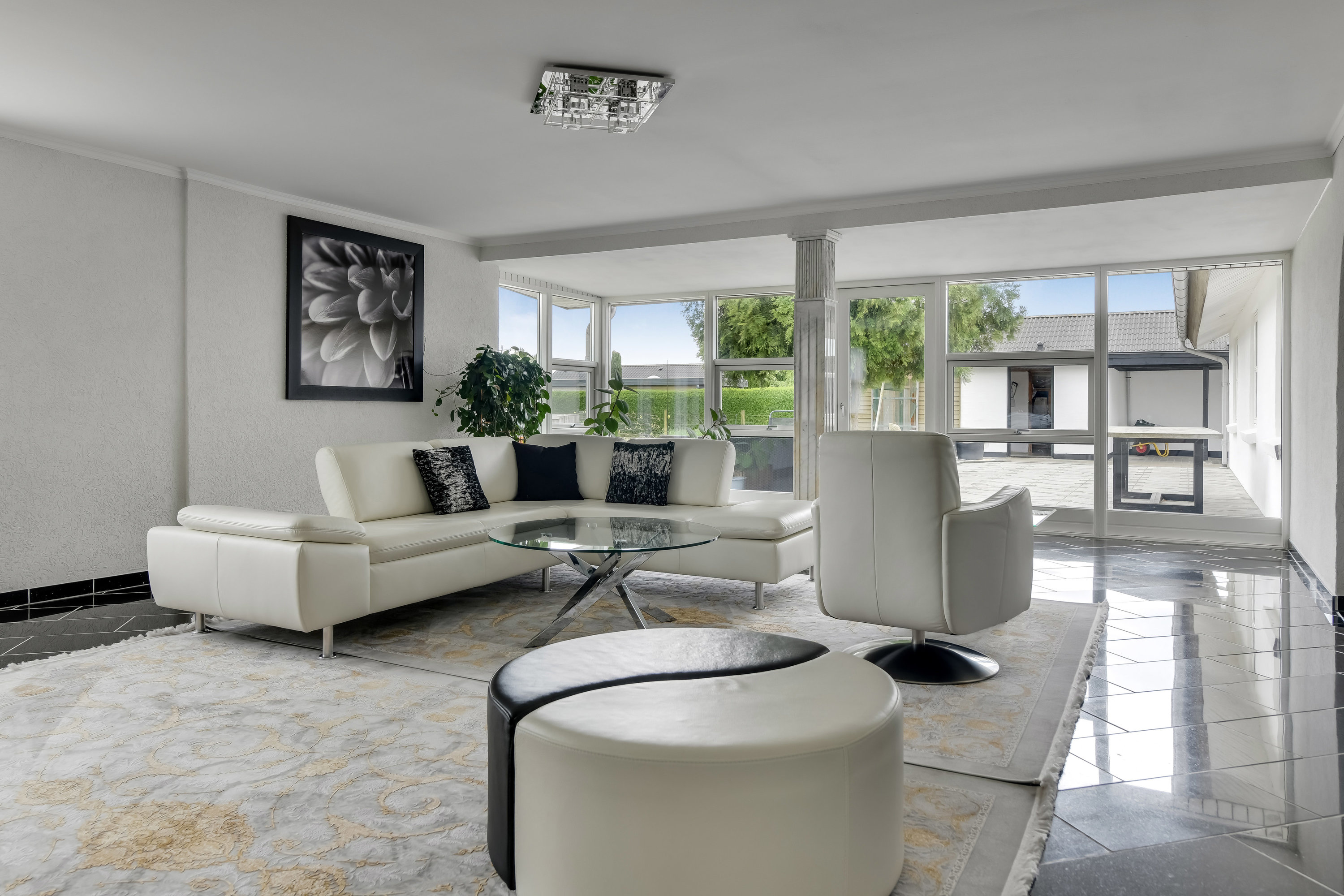 Fremhævet stue billede i fuldskærmstilstand. Billede af Grønlandsvej 8, 7200 Grindsted