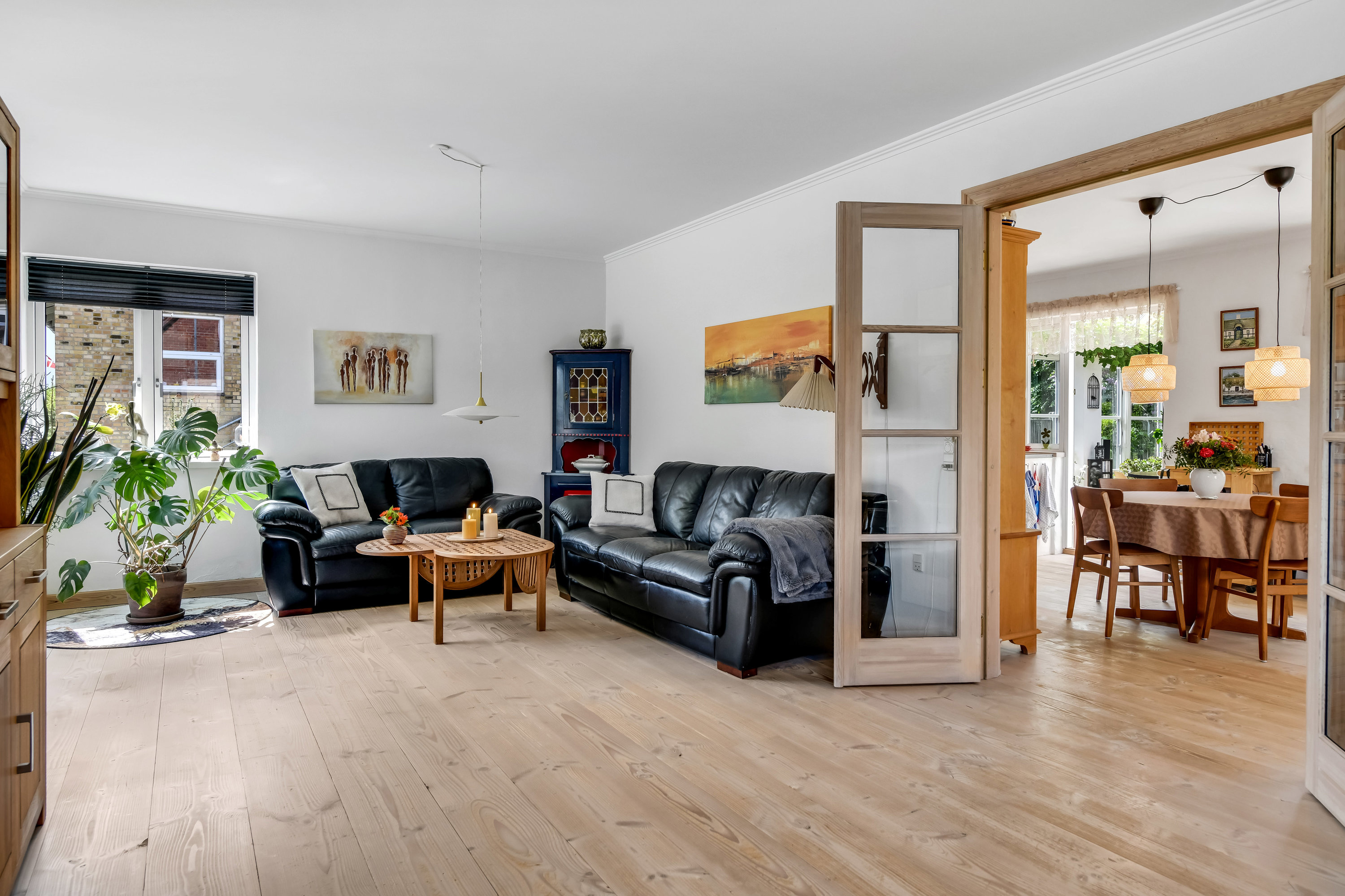 Fremhævet stue billede i fuldskærmstilstand. Billede af Teglgaardsvej 8, 7200 Grindsted