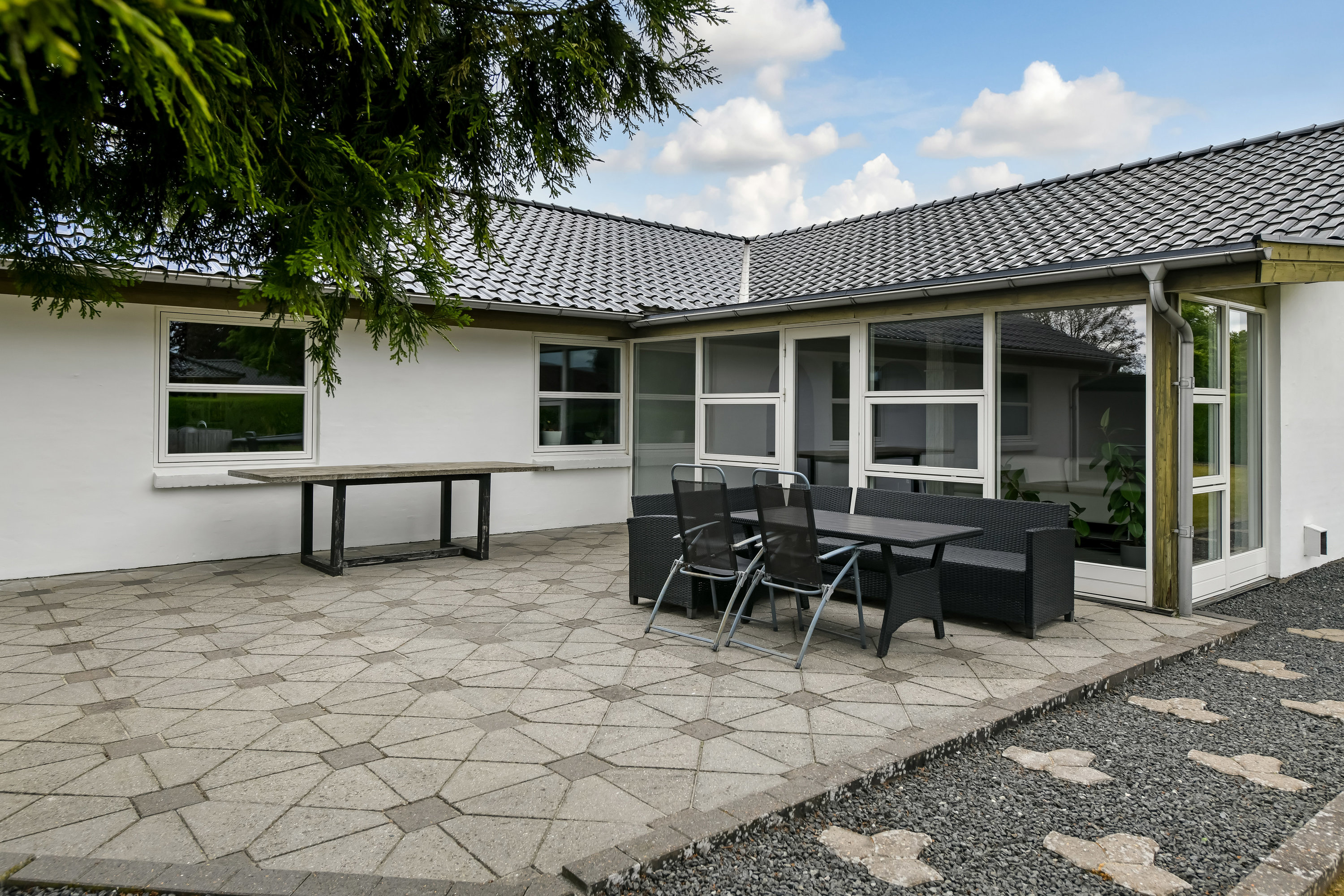 Fremhævet terrasse billede i fuldskærmstilstand. Billede af Grønlandsvej 8, 7200 Grindsted