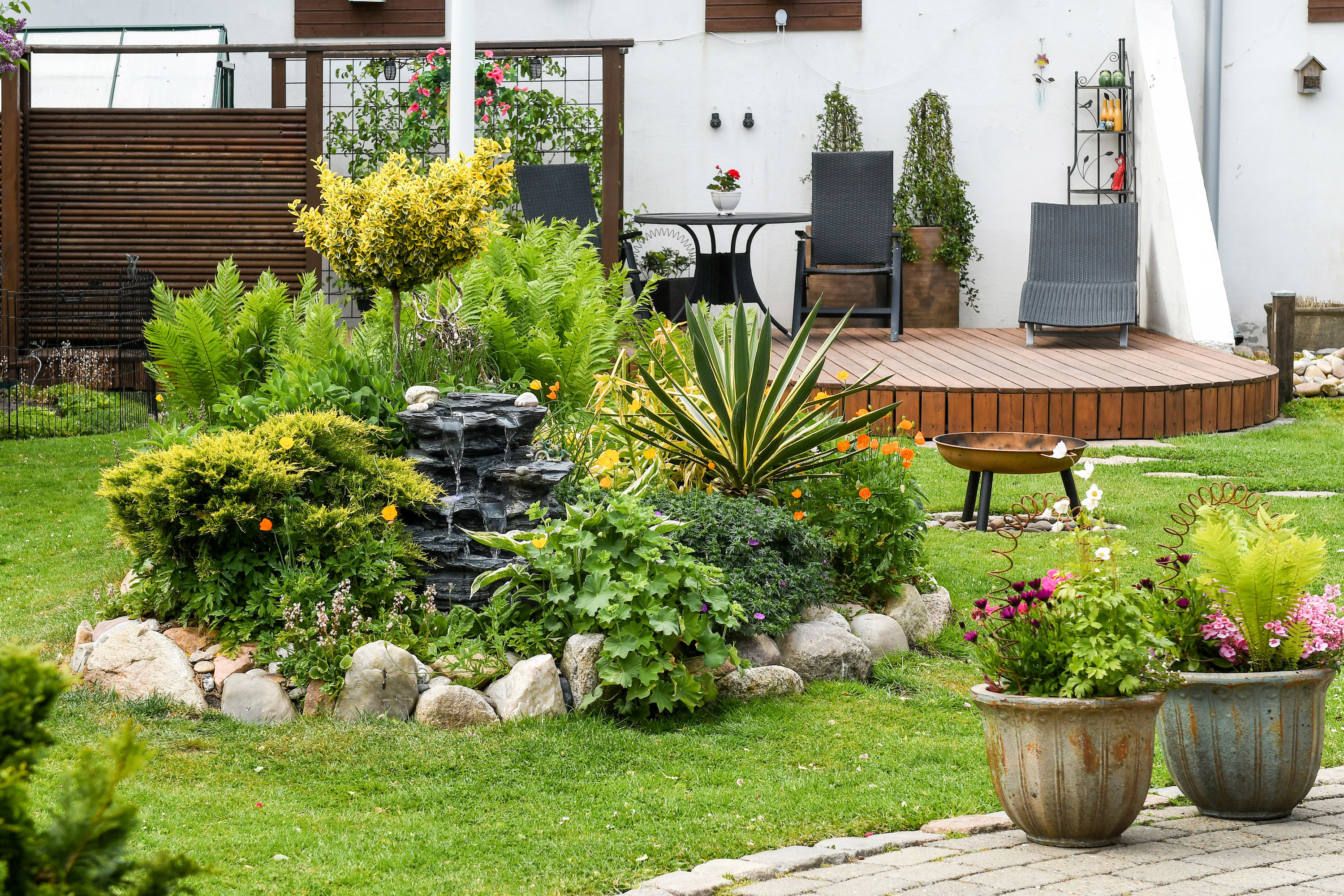 Fremhævet terrasse billede i fuldskærmstilstand. Billede af Teglgaardsvej 8, 7200 Grindsted