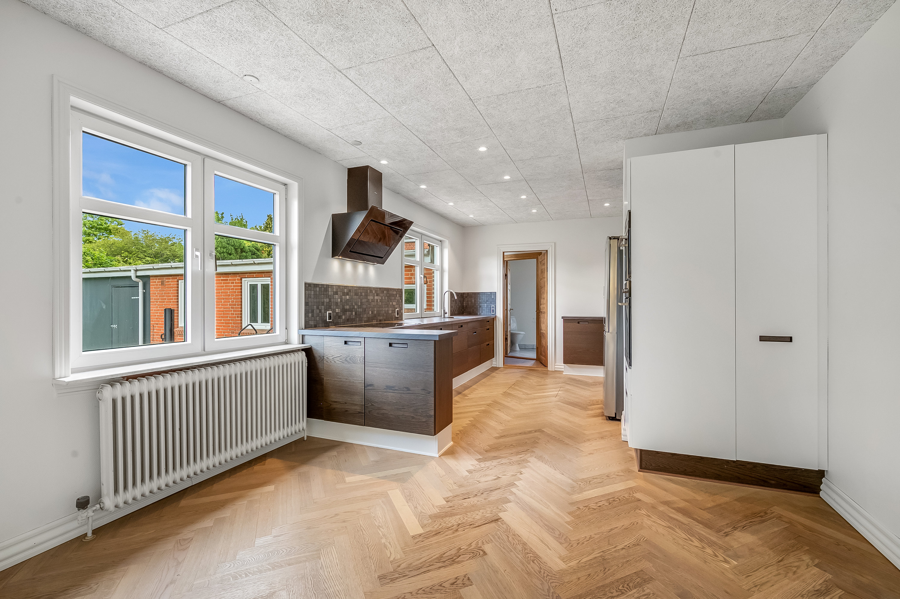 Fremhævet køkken  billede i fuldskærmstilstand. Billede af Hovedgaden 27, 6971 Spjald