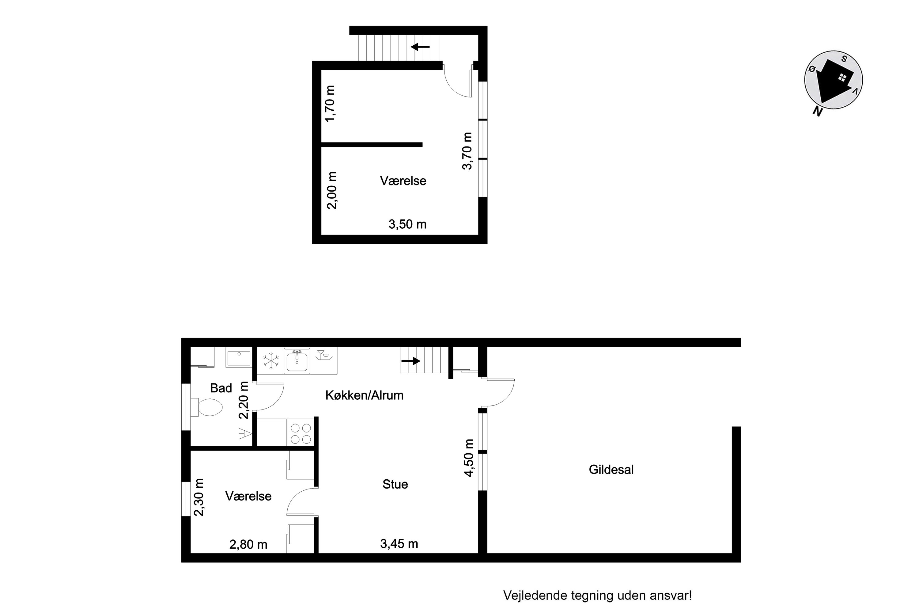 Plantegninger billede af Vester Fælled 90 (C1), Bork Havn, 6893 Hemmet