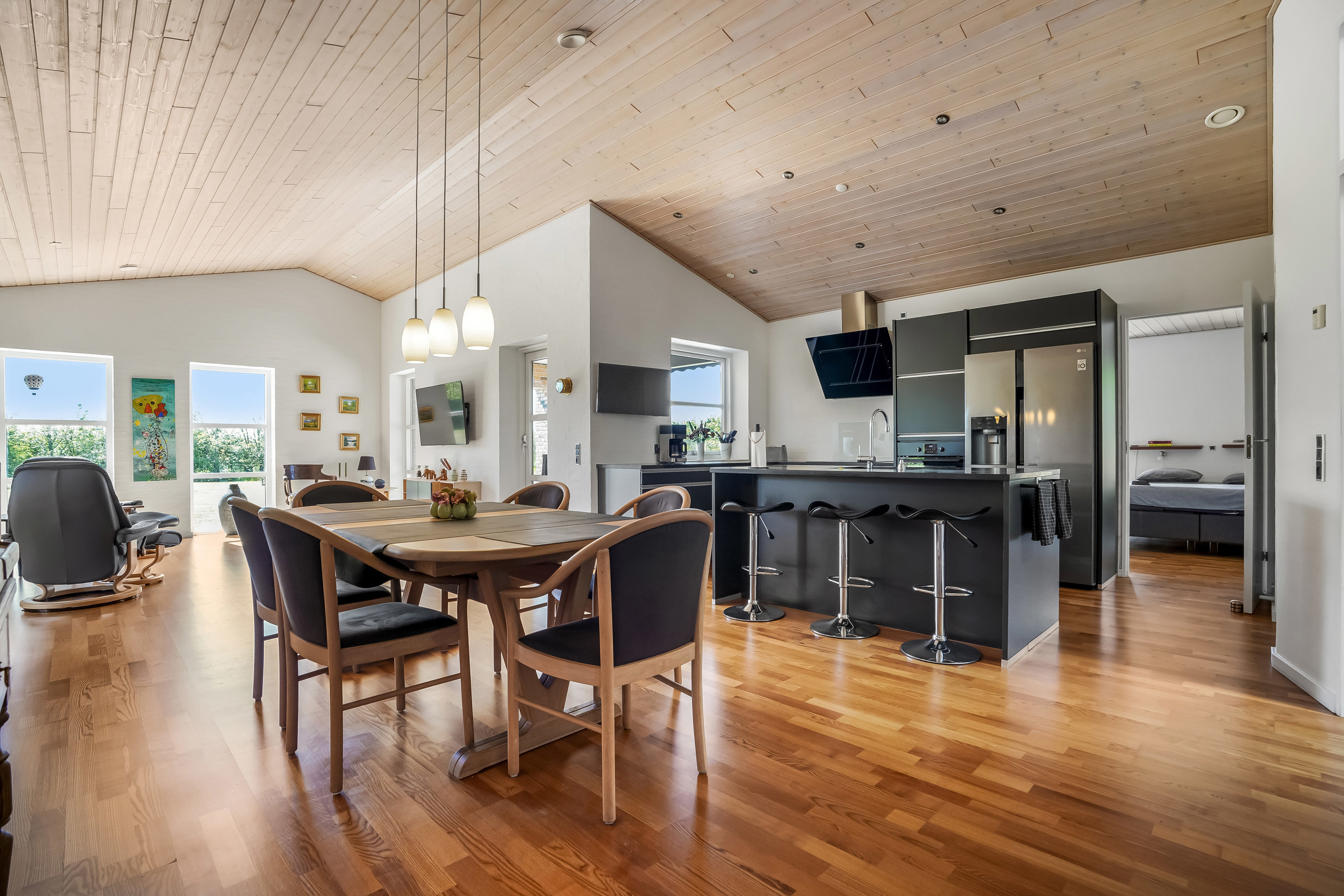 Fremhævet køkken billede i fuldskærmstilstand. Billede af Kærvejen 47, 7171 Uldum