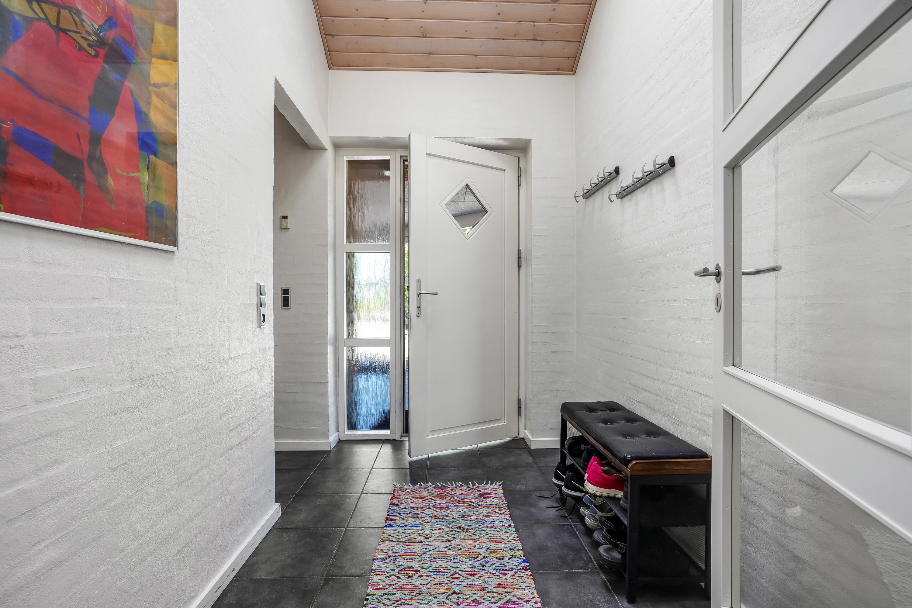 Fremhævet entré billede i fuldskærmstilstand. Billede af Kærvejen 47, 7171 Uldum