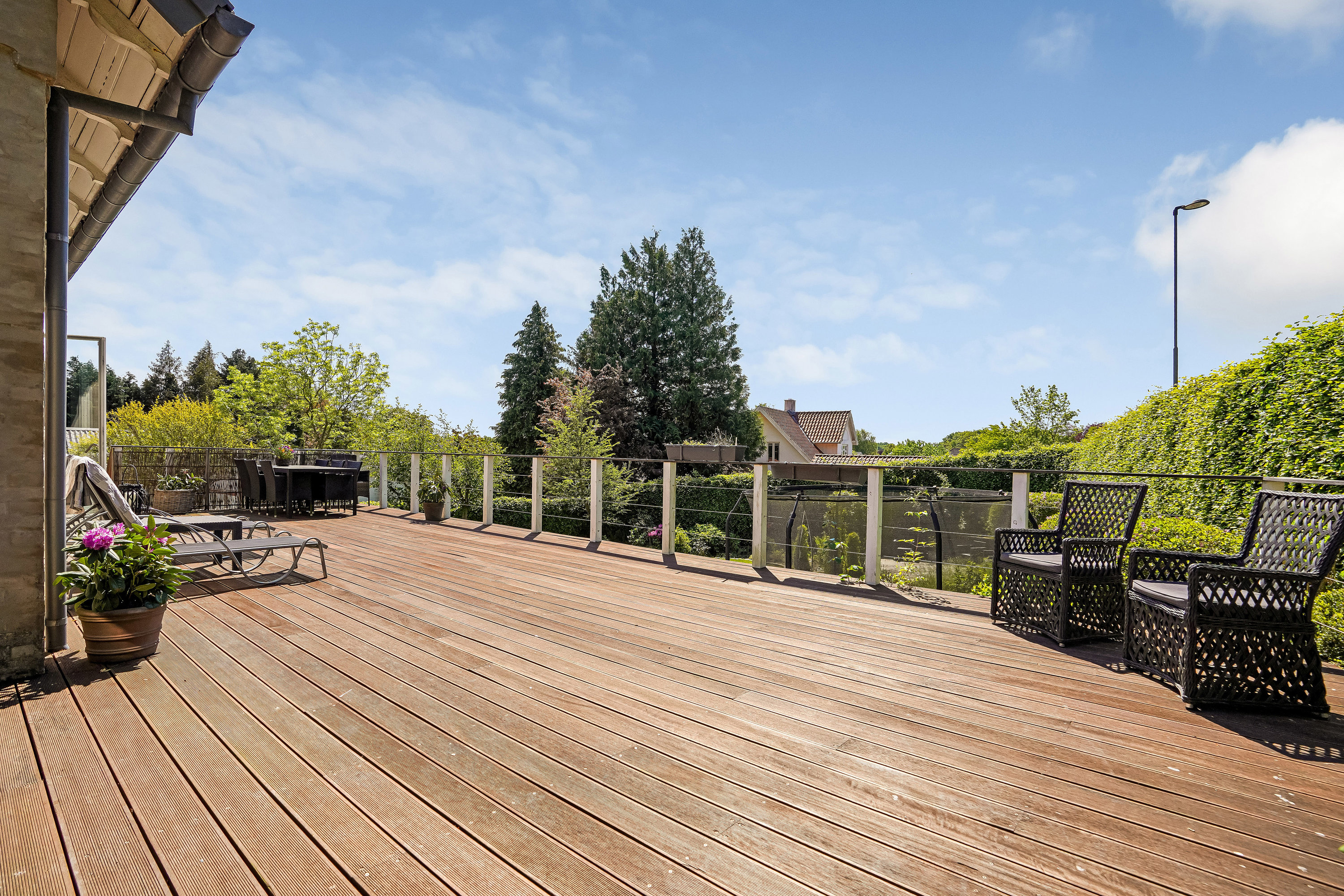 Fremhævet terrasse billede i fuldskærmstilstand. Billede af Kirkevej 27, Tommerup St, 5690 Tommerup