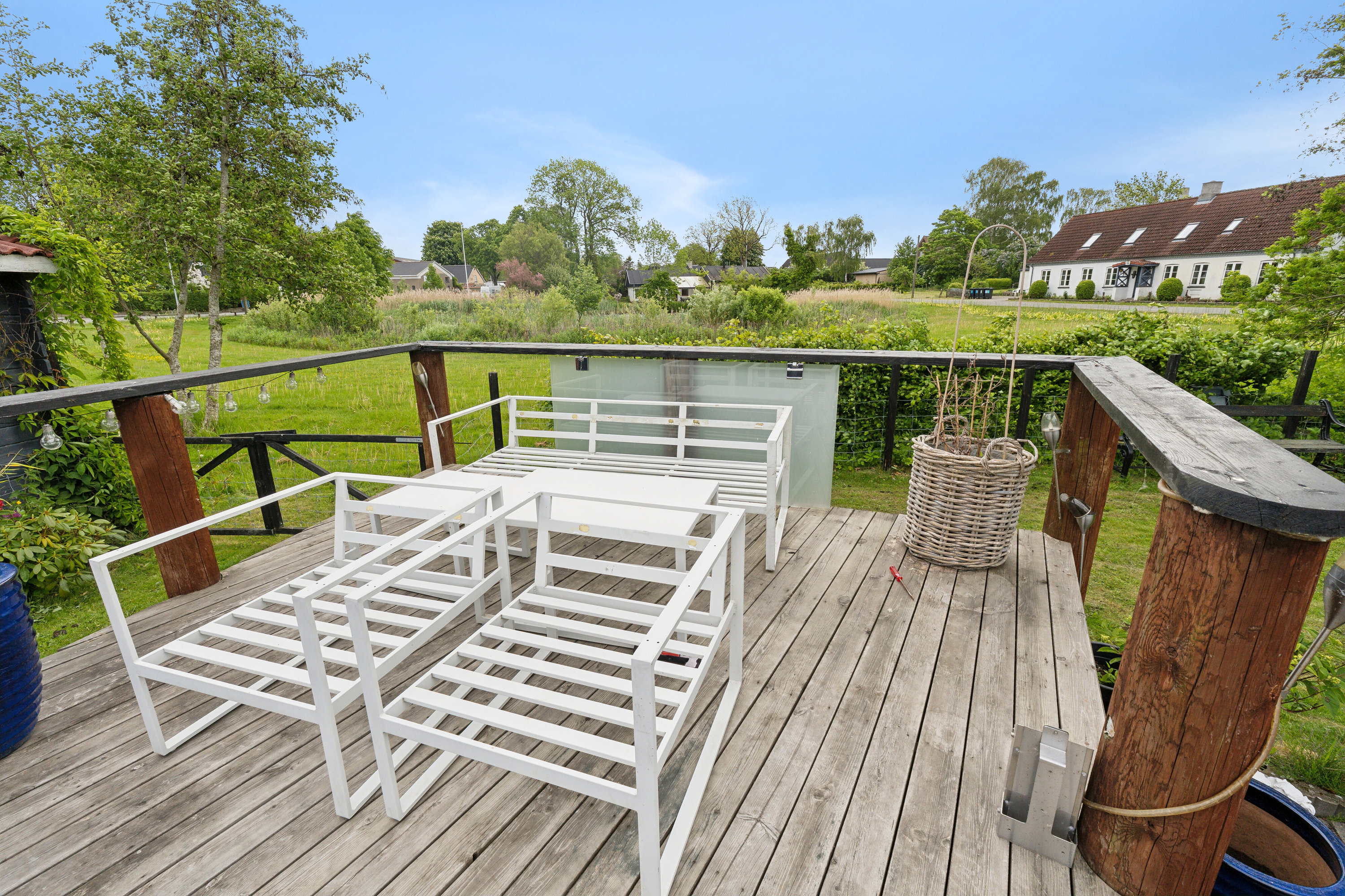 Fremhævet terrasse billede i fuldskærmstilstand. Billede af Dammen 2, Vellerup, 4050 Skibby