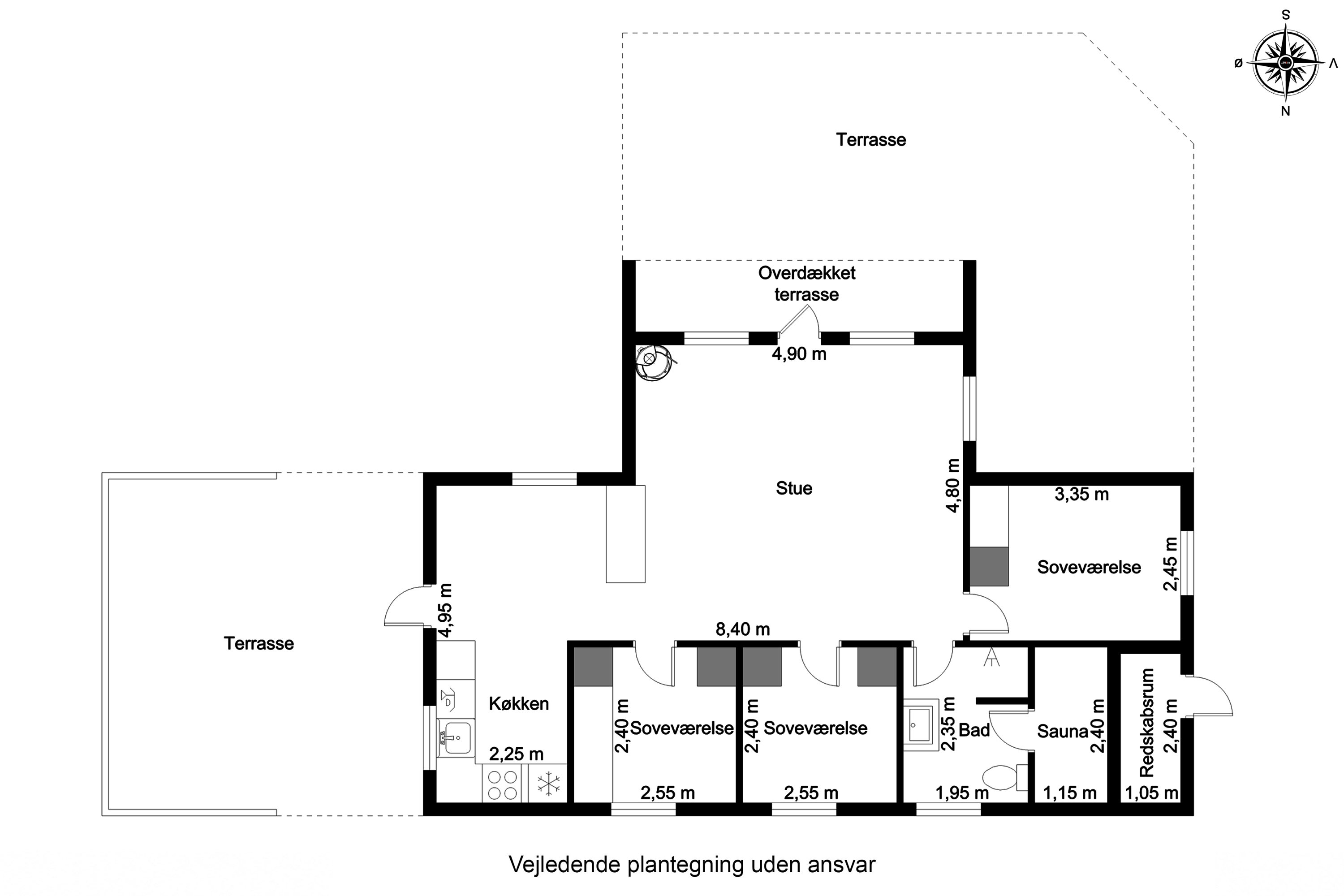 Plantegninger billede af Blomstervangen 80, Jegum, 6840 Oksbøl