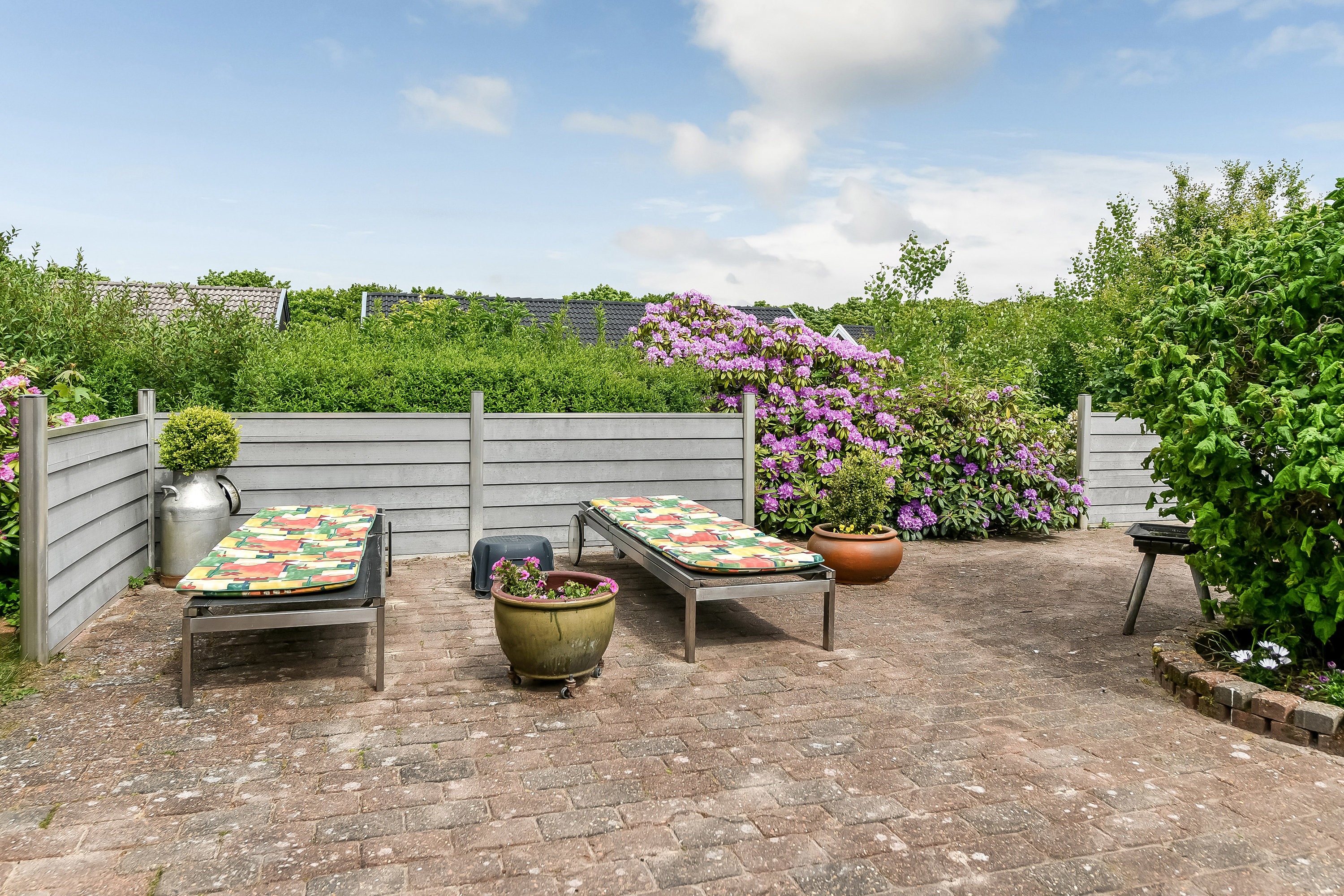 Fremhævet terrasse billede i fuldskærmstilstand. Billede af Gudenåvænget 14, 6710 Esbjerg V