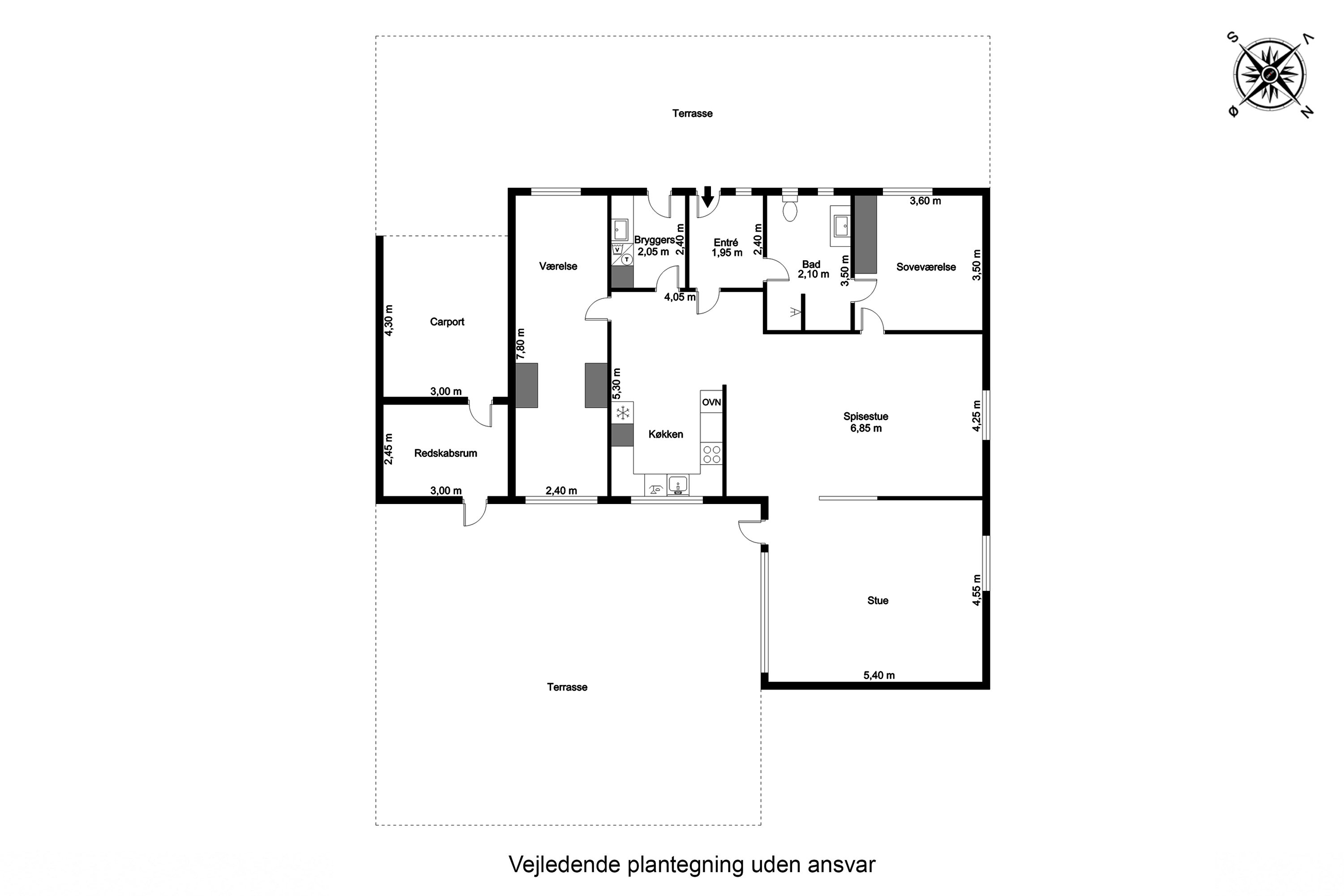 Plantegninger billede af Gudenåvænget 14, 6710 Esbjerg V