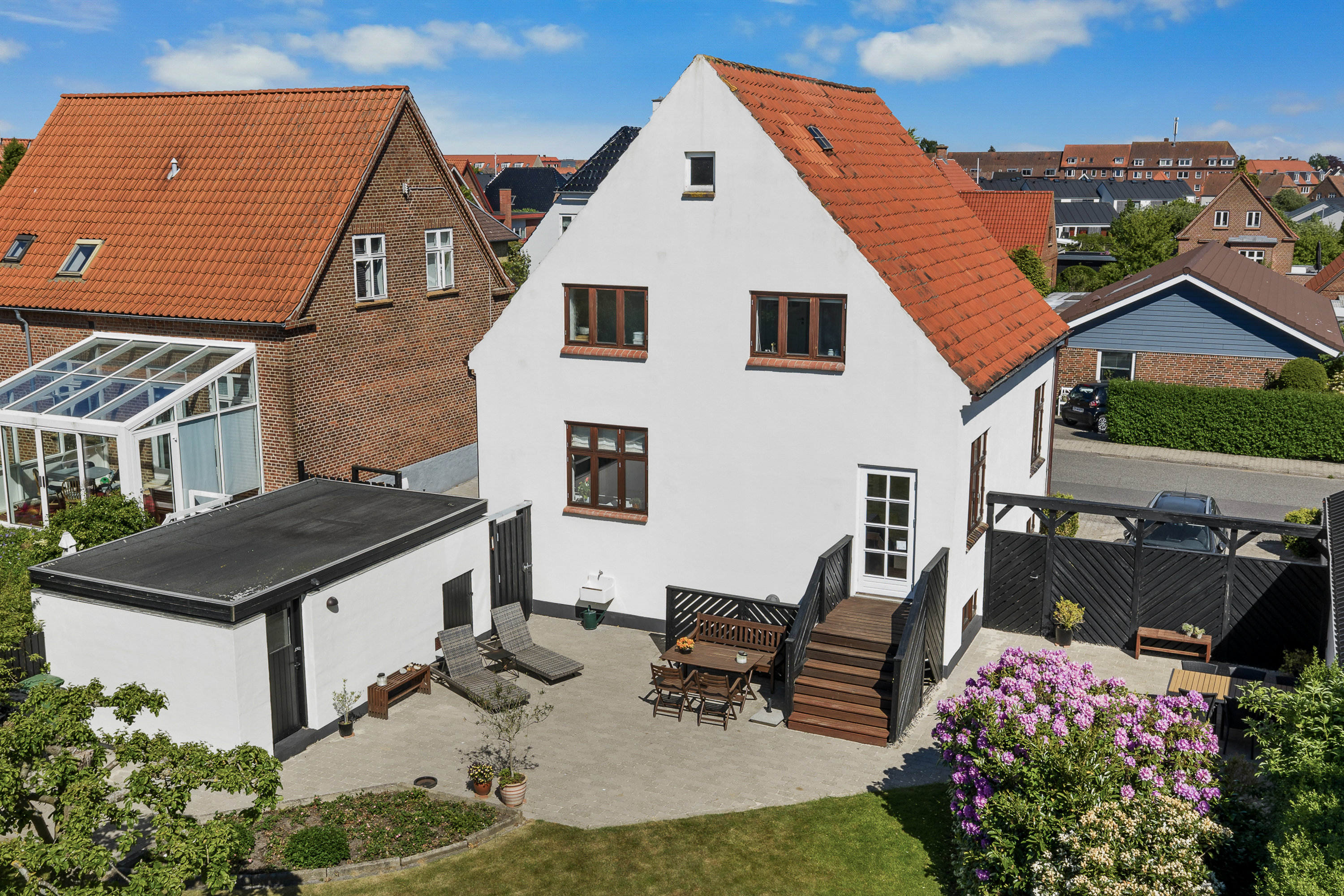 Fremhævet facade billede i fuldskærmstilstand. Billede af Thorsvej 9, 7000 Fredericia