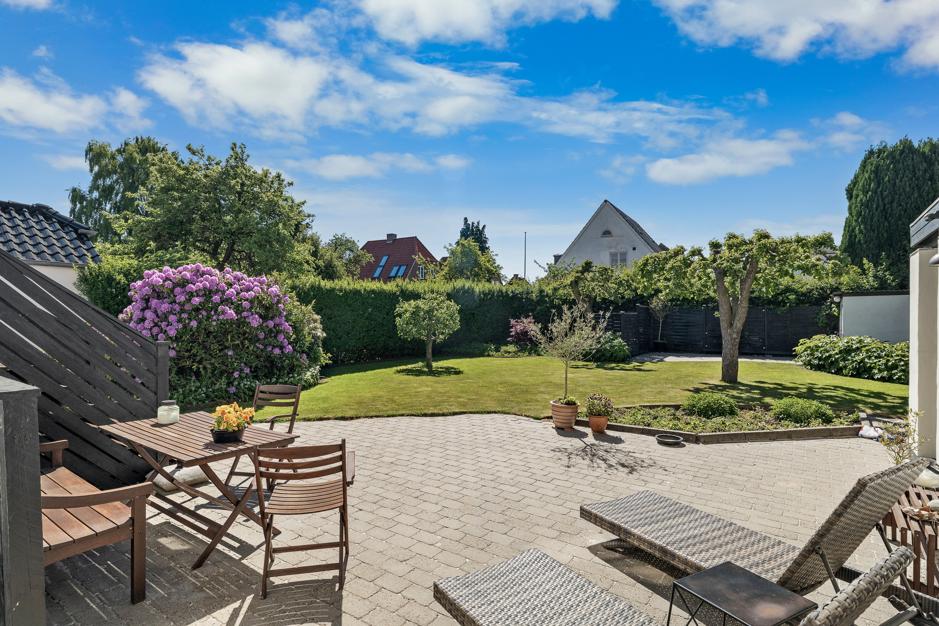 Fremhævet terrasse billede i fuldskærmstilstand. Billede af Thorsvej 9, 7000 Fredericia