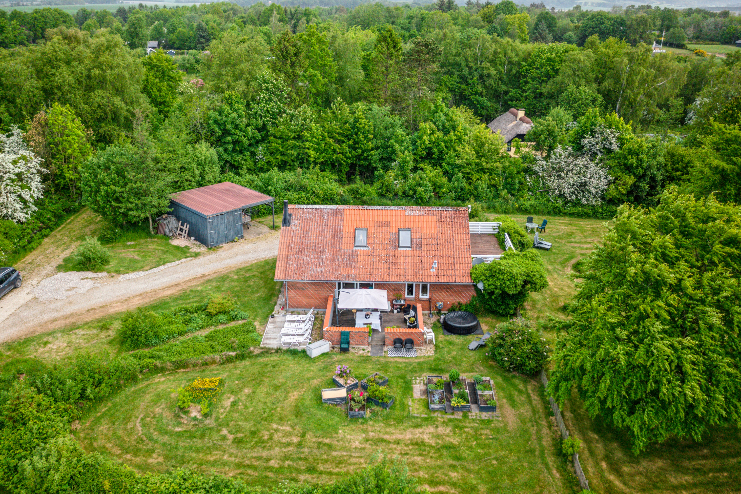 Fremhævet luftfoto billede i fuldskærmstilstand. Billede af Astrup Vig 92, Astrup Vig, 7870 Roslev
