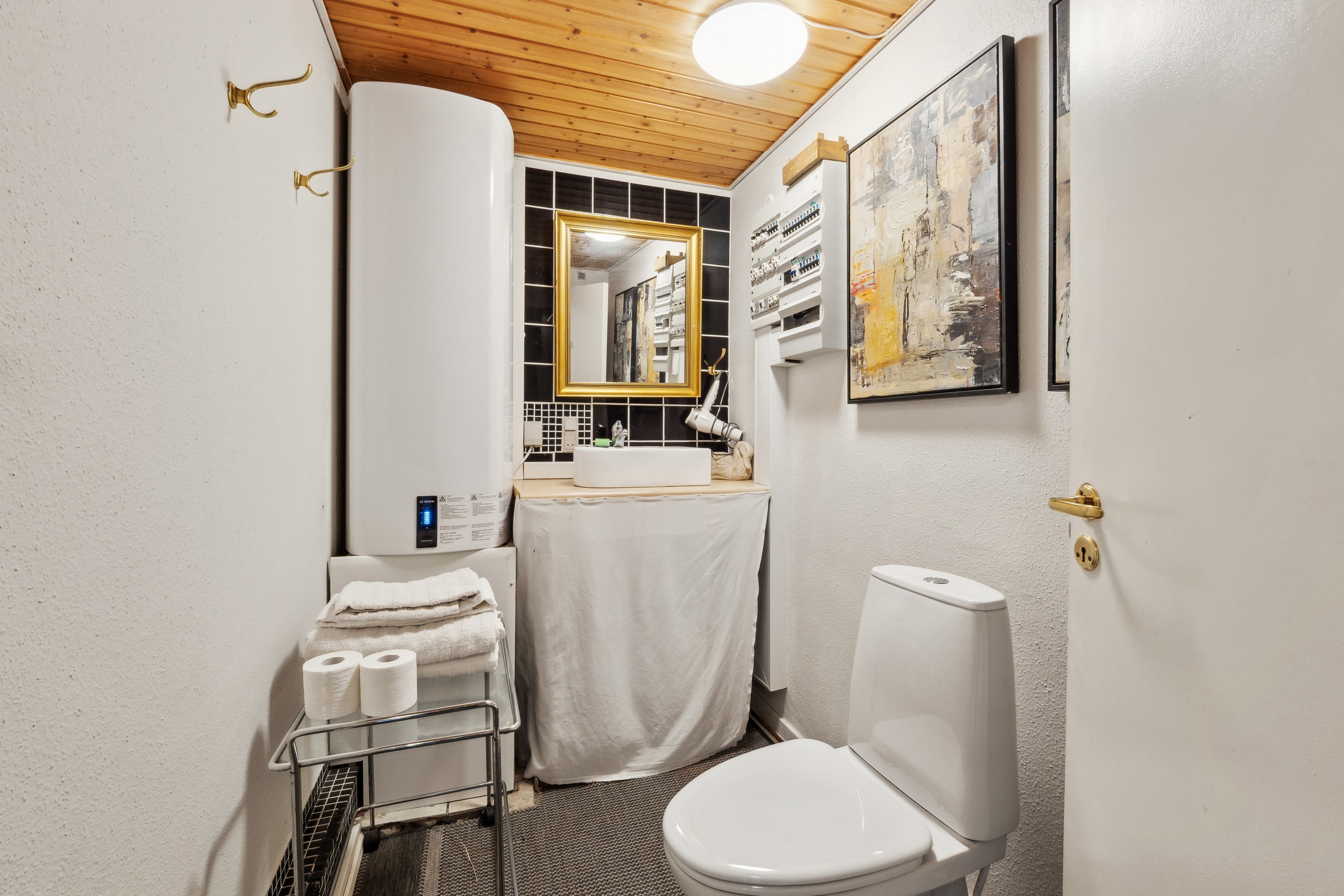 Fremhævet badeværelse billede i fuldskærmstilstand. Billede af Astrup Vig 92, Astrup Vig, 7870 Roslev