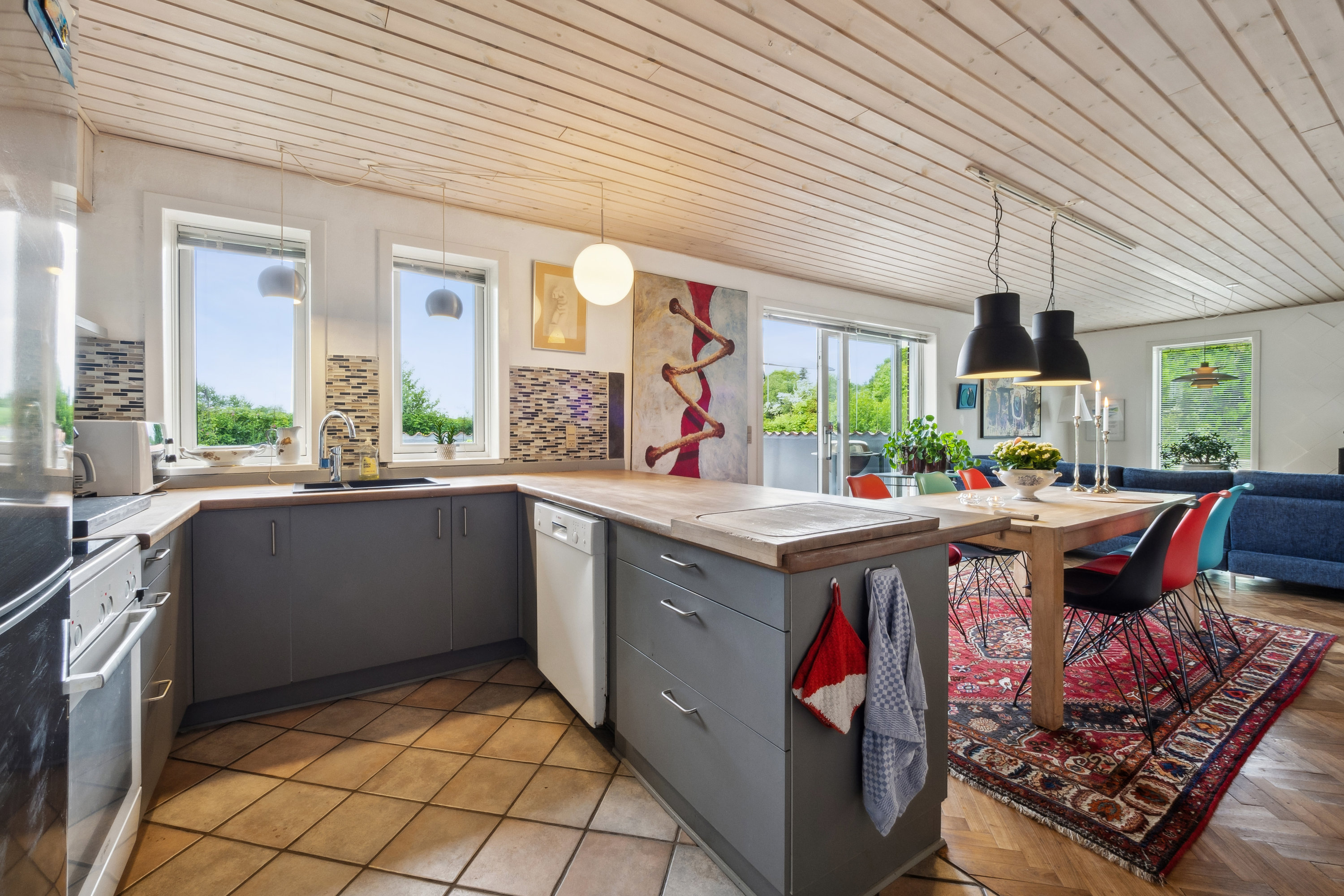 Fremhævet køkken billede i fuldskærmstilstand. Billede af Astrup Vig 92, Astrup Vig, 7870 Roslev