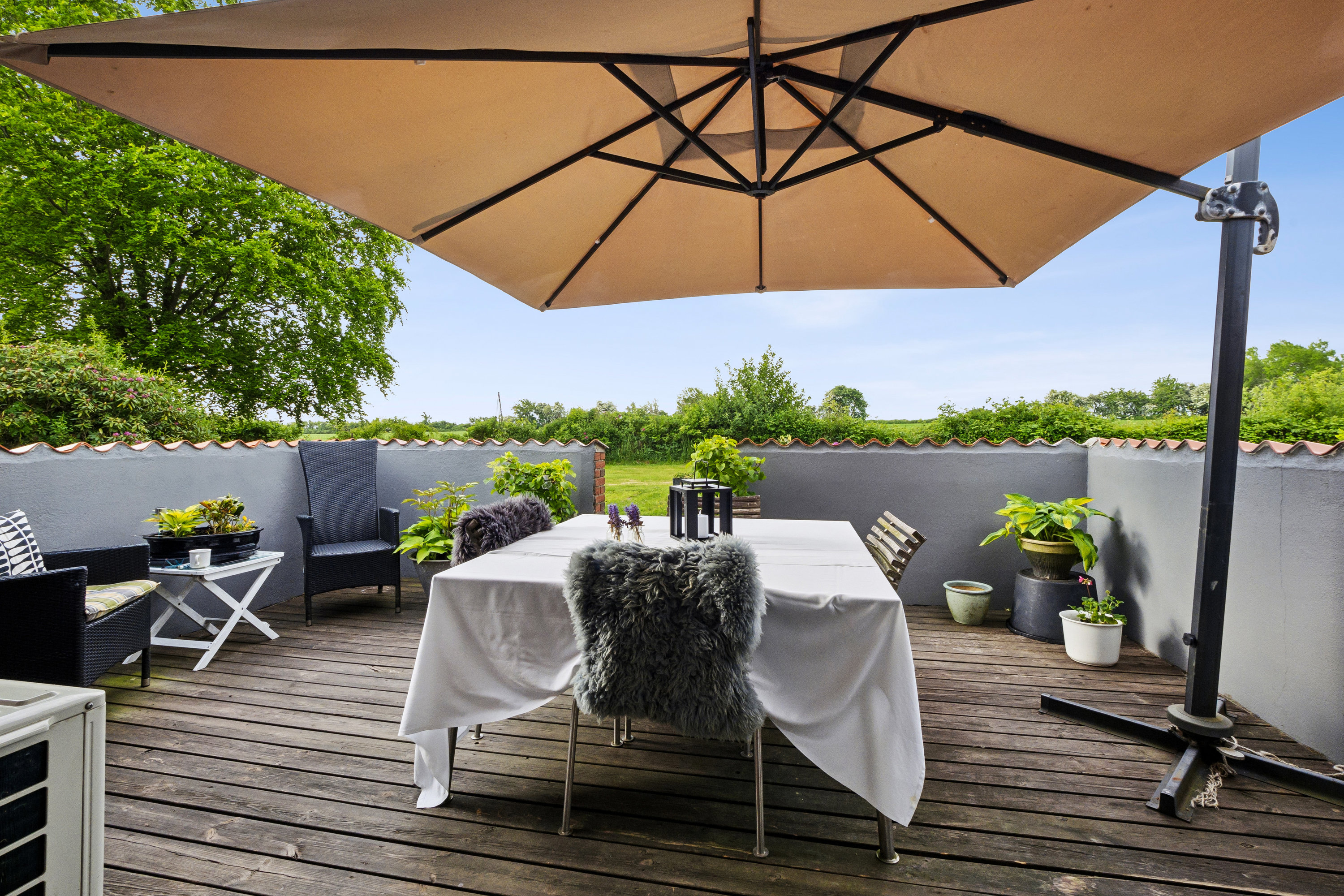 Fremhævet terrasse billede i fuldskærmstilstand. Billede af Astrup Vig 92, Astrup Vig, 7870 Roslev