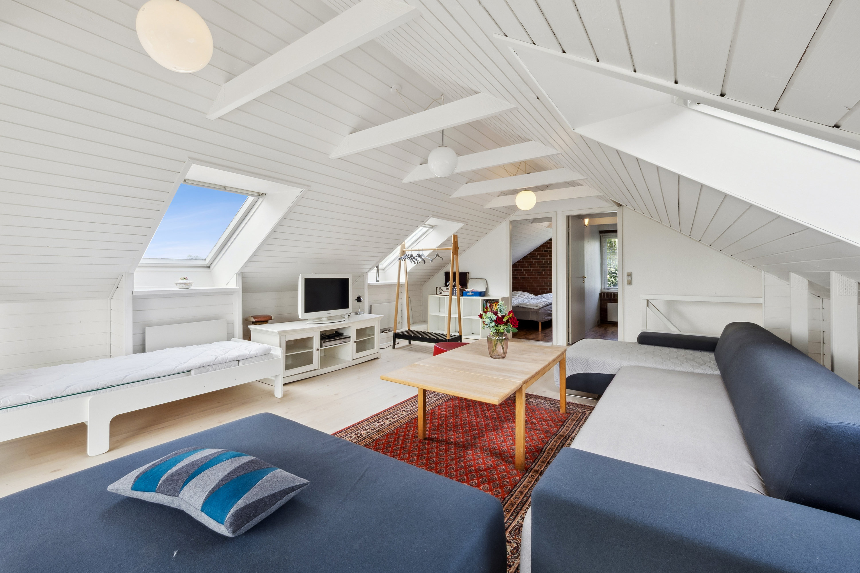 Fremhævet stue billede i fuldskærmstilstand. Billede af Astrup Vig 92, Astrup Vig, 7870 Roslev