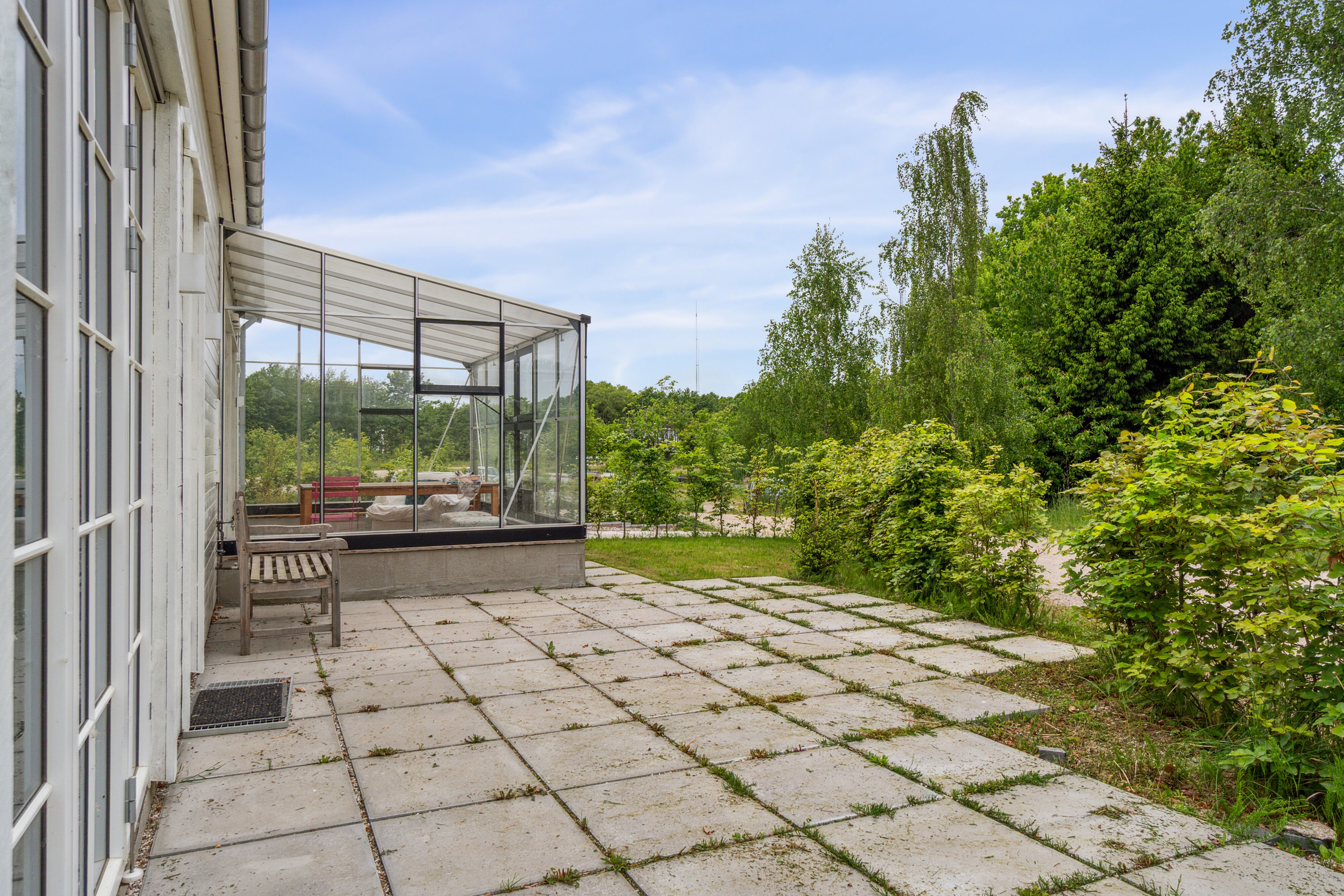 Fremhævet terrasse billede i fuldskærmstilstand. Billede af Tirsdagsengen 19, 3400 Hillerød