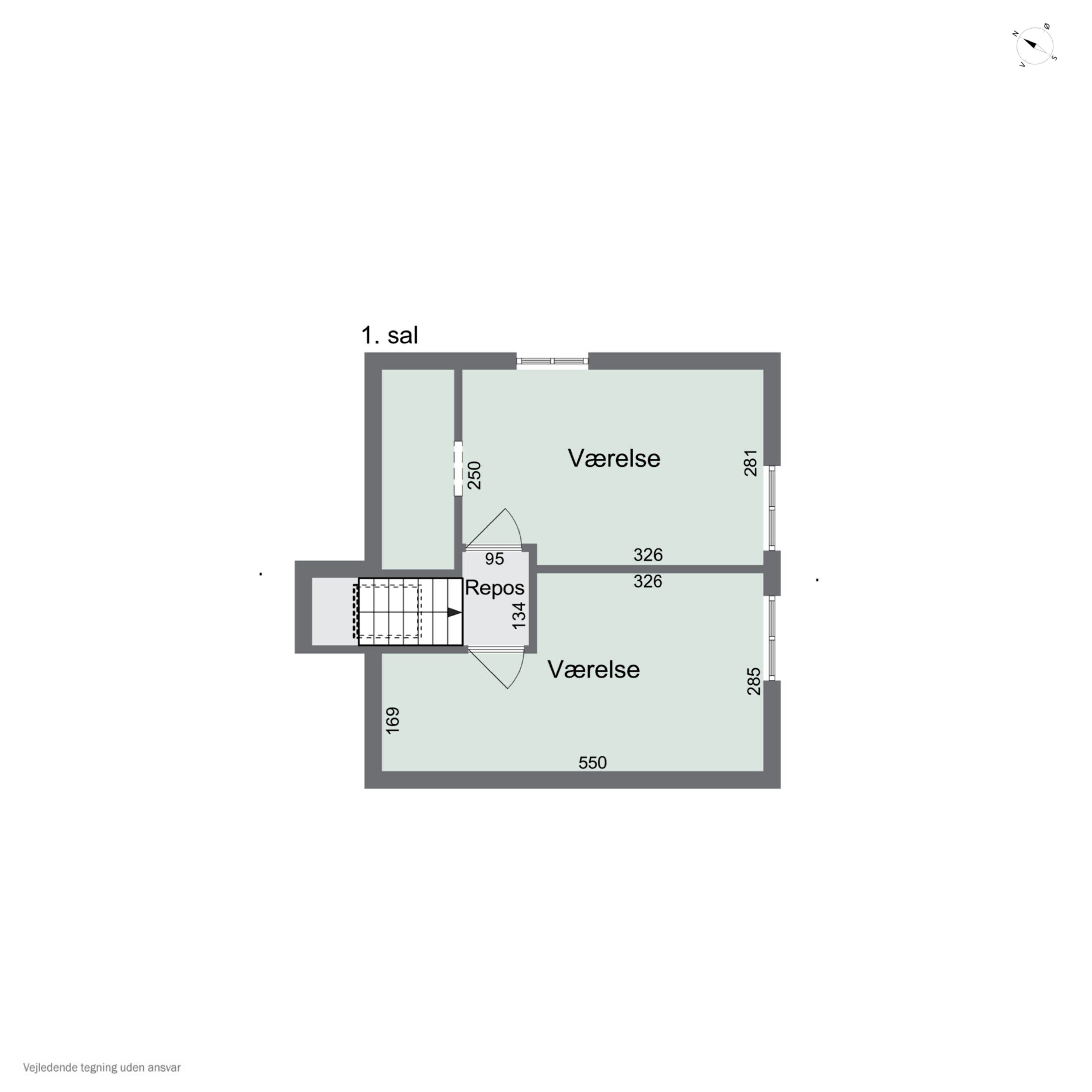 Plantegninger billede af Rosengade 11, 3770 Allinge