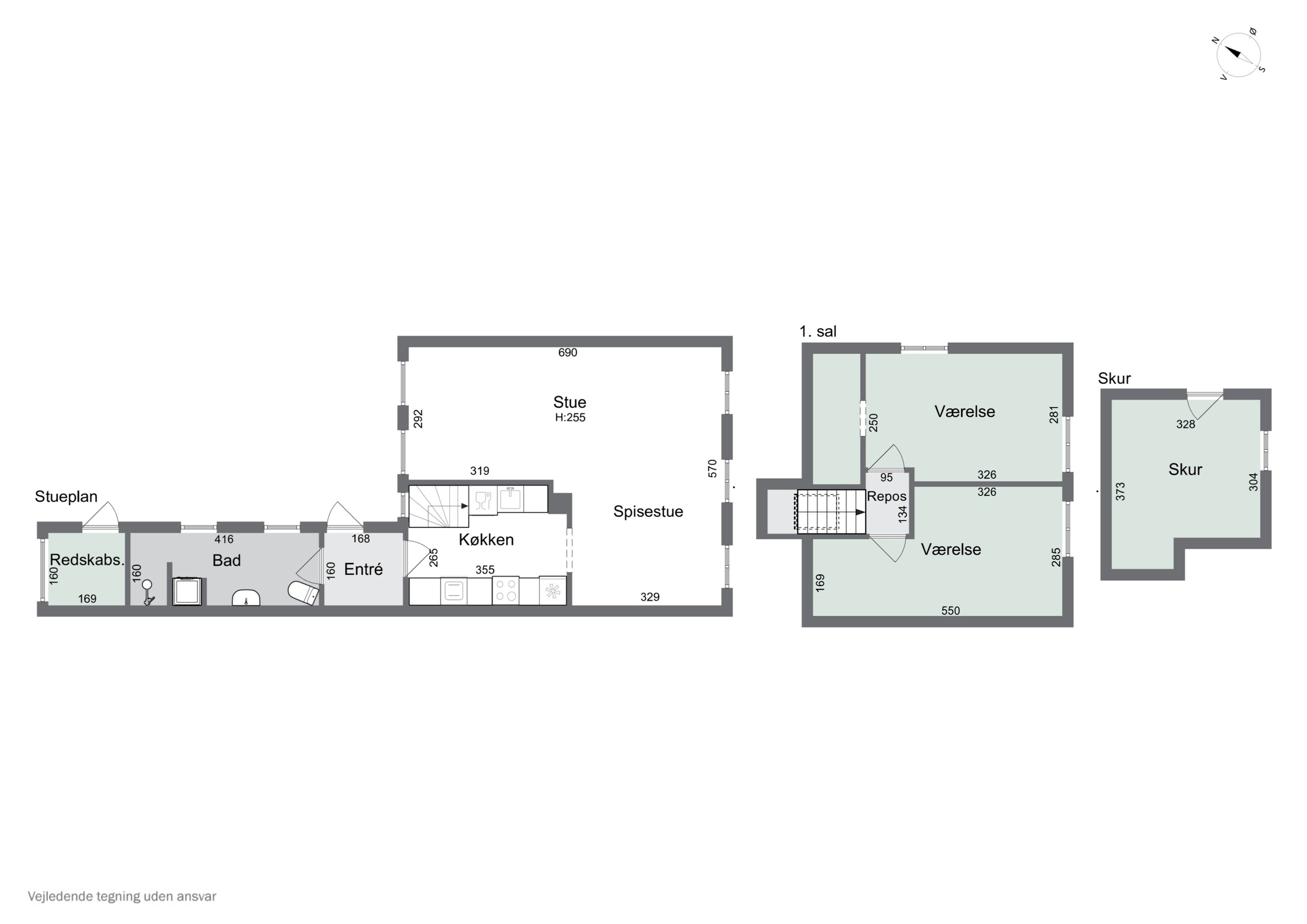 Plantegninger billede af Rosengade 11, 3770 Allinge