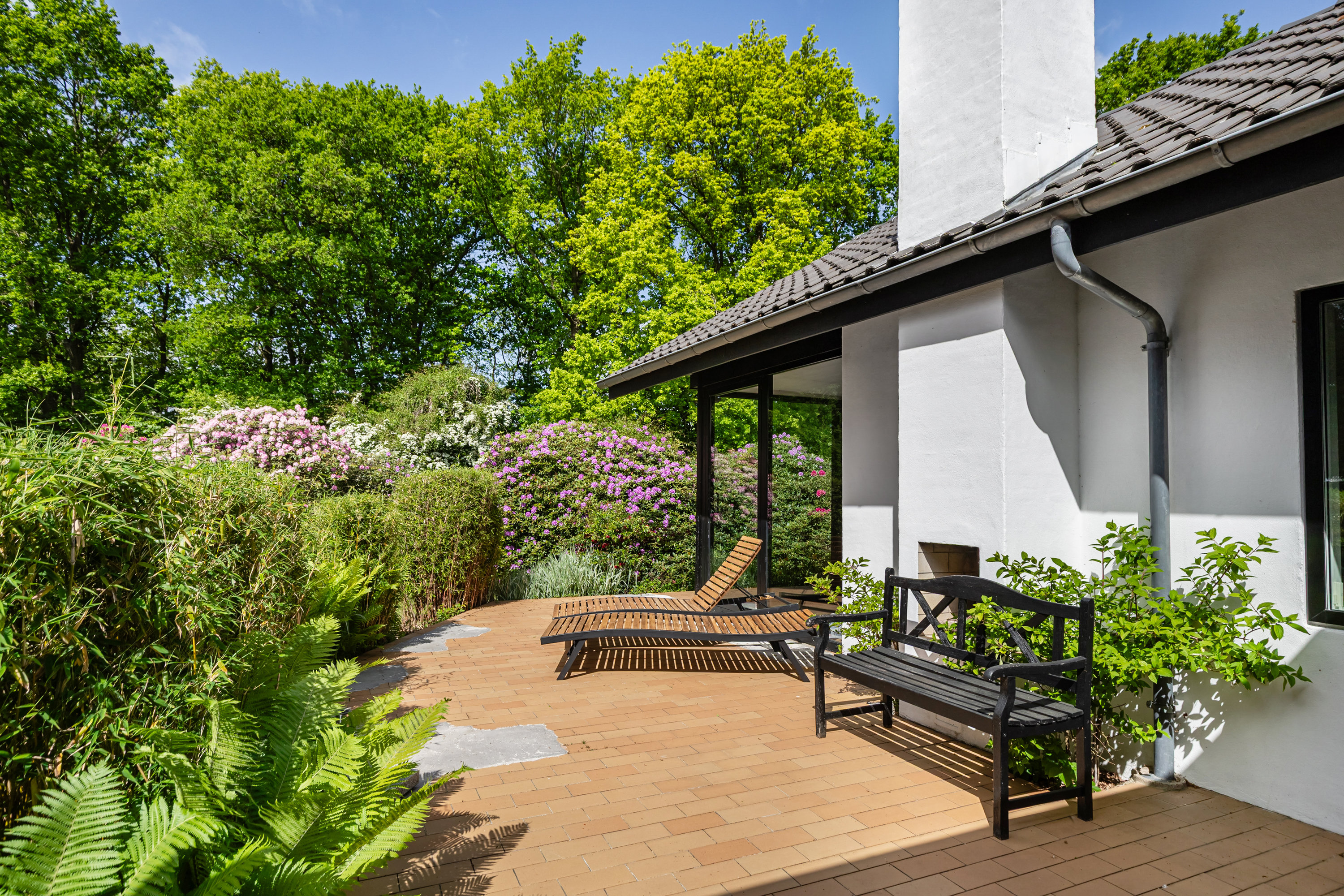 Fremhævet terrasse billede i fuldskærmstilstand. Billede af Heimdalsvej 15, 6000 Kolding