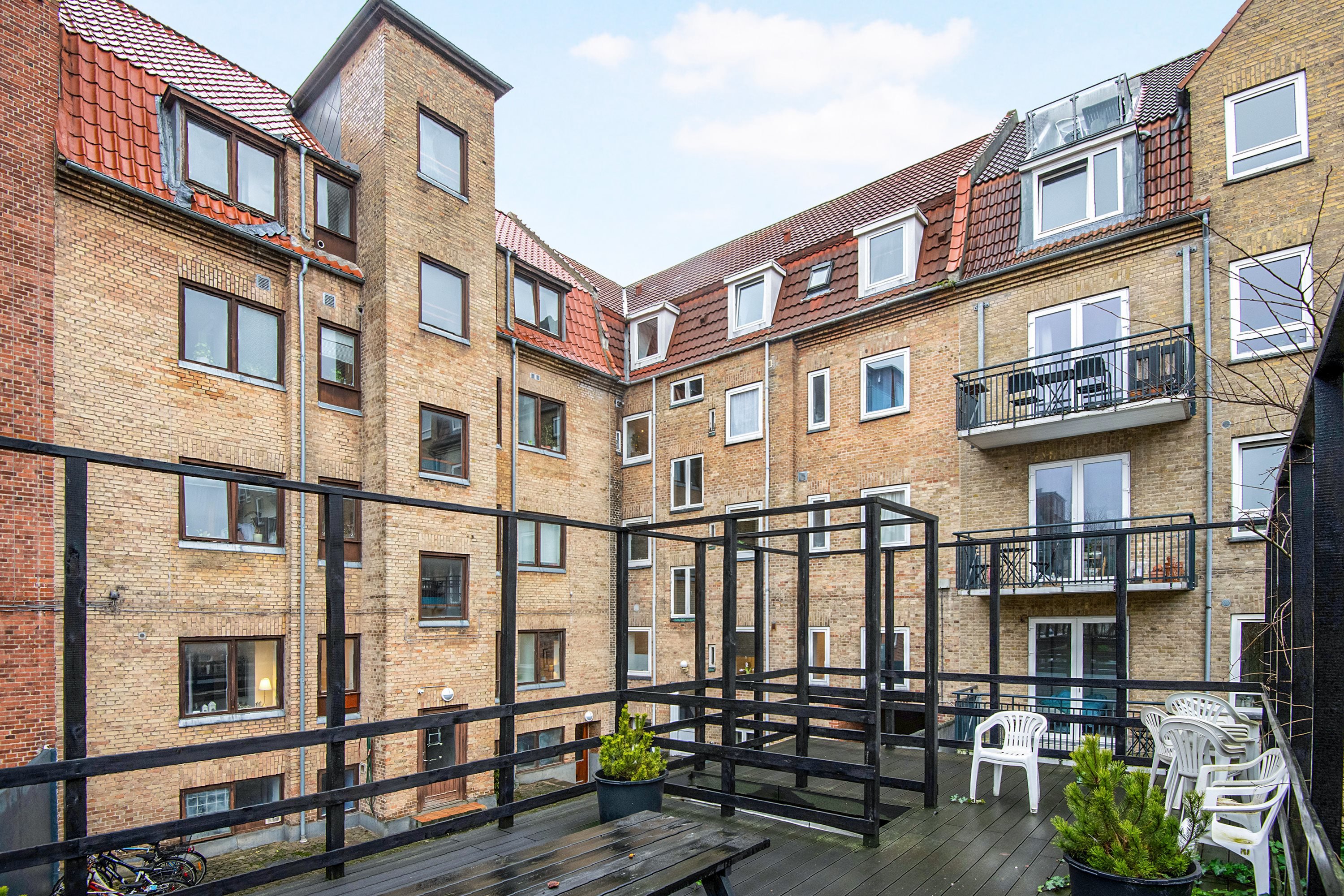 Fremhævet baggård billede i fuldskærmstilstand. Billede af Herluf Trolles Gade 1, st.. th., 9000 Aalborg