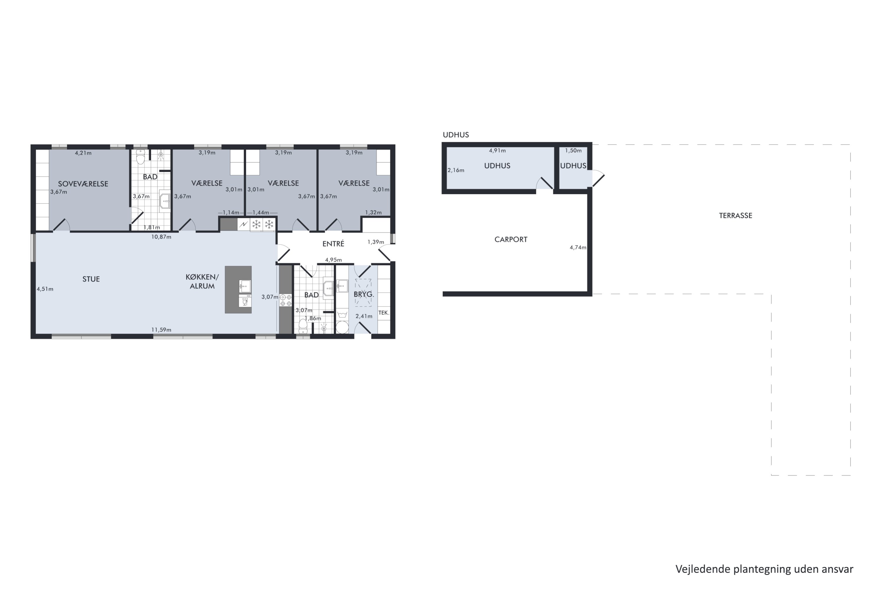Plantegninger billede af Kastanievej 10, 8550 Ryomgård