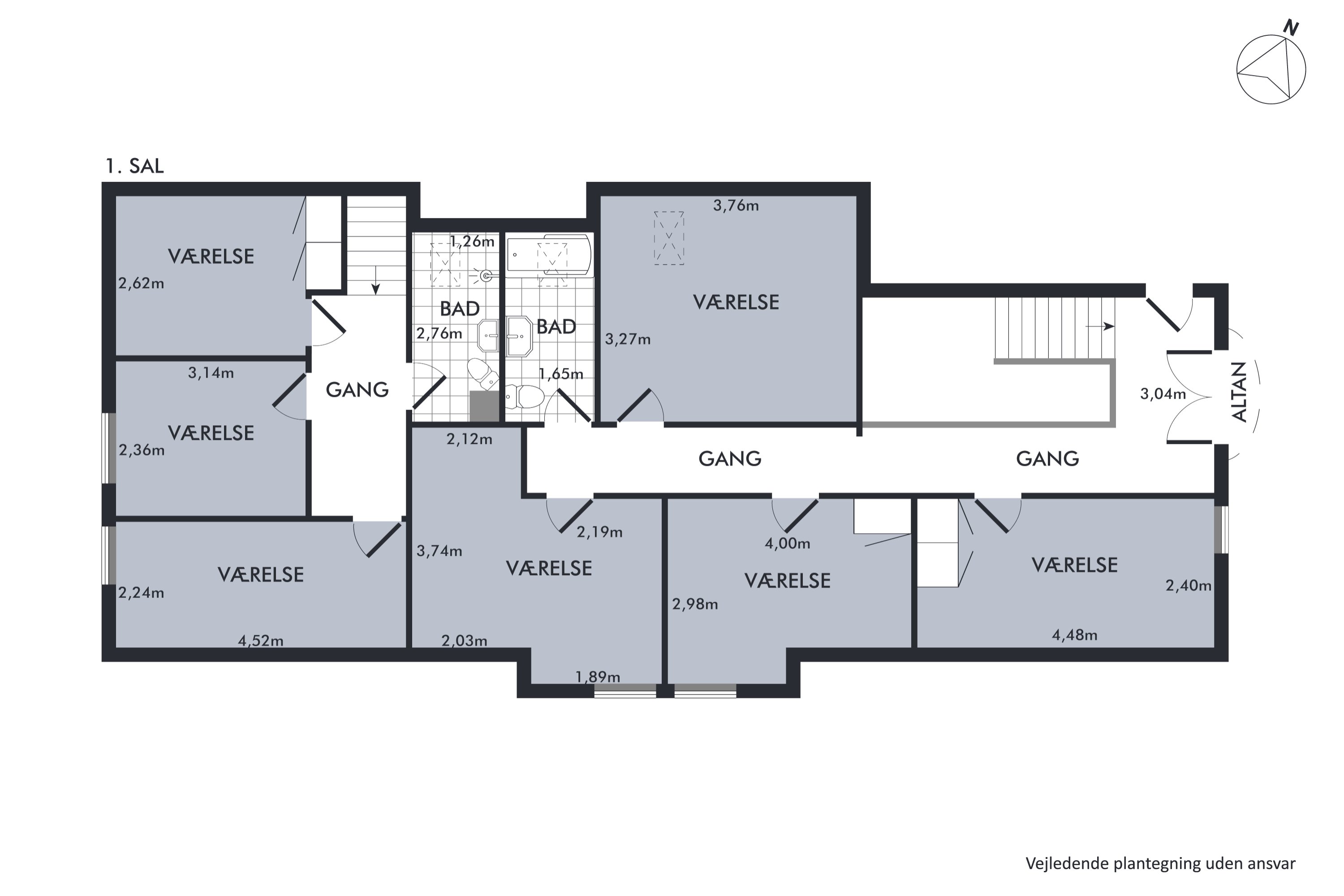 Plantegninger billede af Nydamvej 15, Øster Sottrup, 6400 Sønderborg