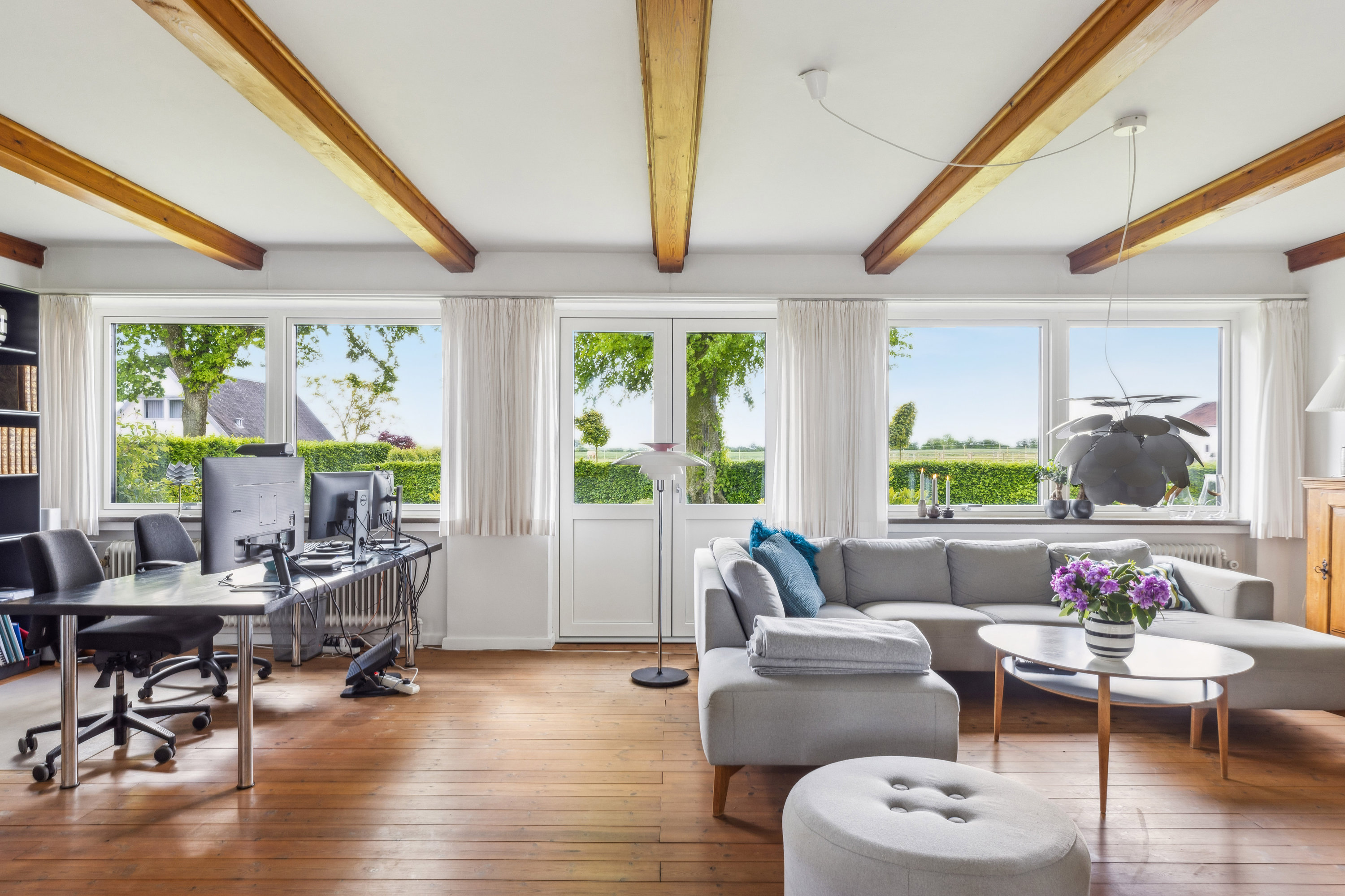 Fremhævet stue billede i fuldskærmstilstand. Billede af Nydamvej 15, Øster Sottrup, 6400 Sønderborg