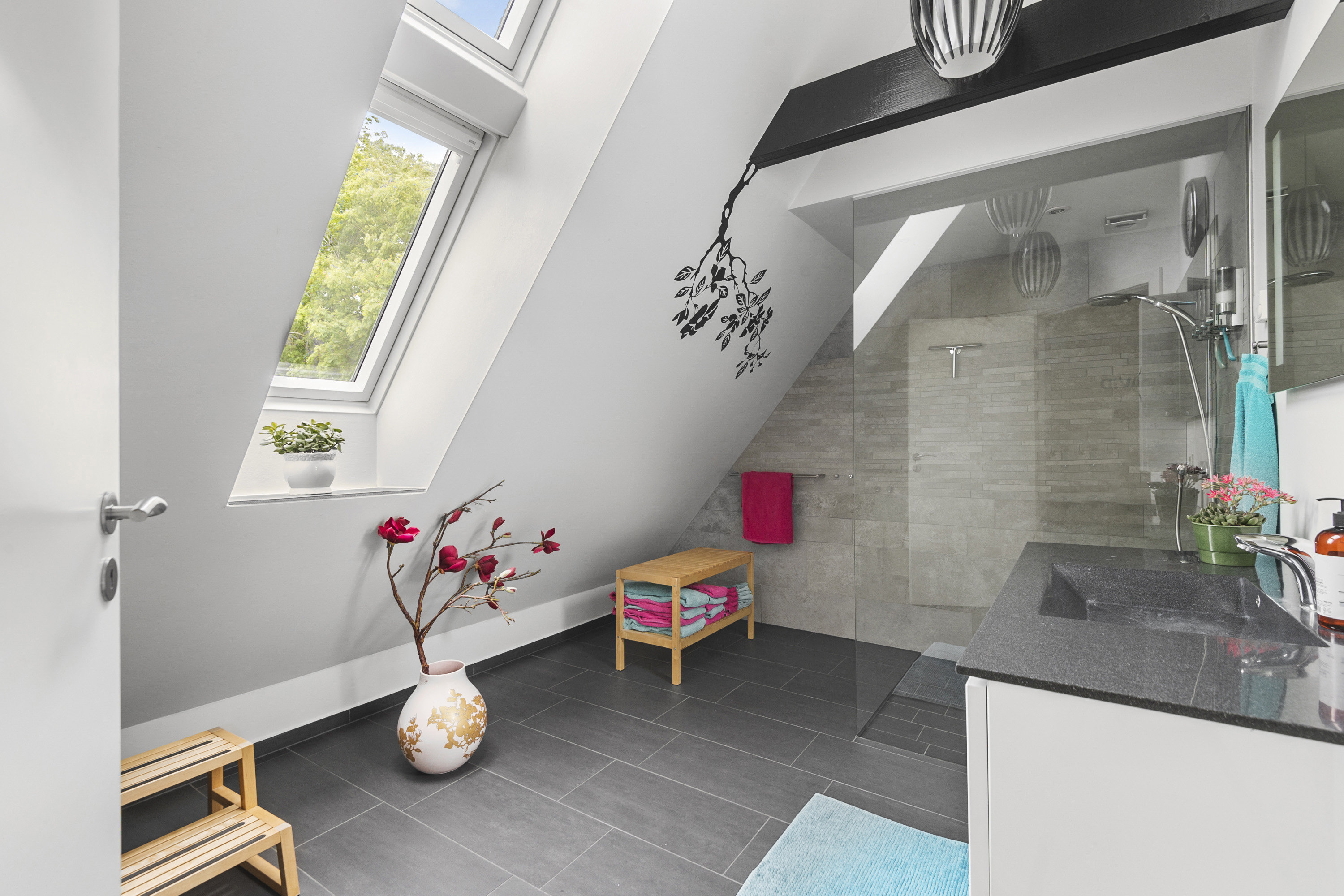 Fremhævet badeværelse billede i fuldskærmstilstand. Billede af Fortuna Alle 78, 6705 Esbjerg Ø