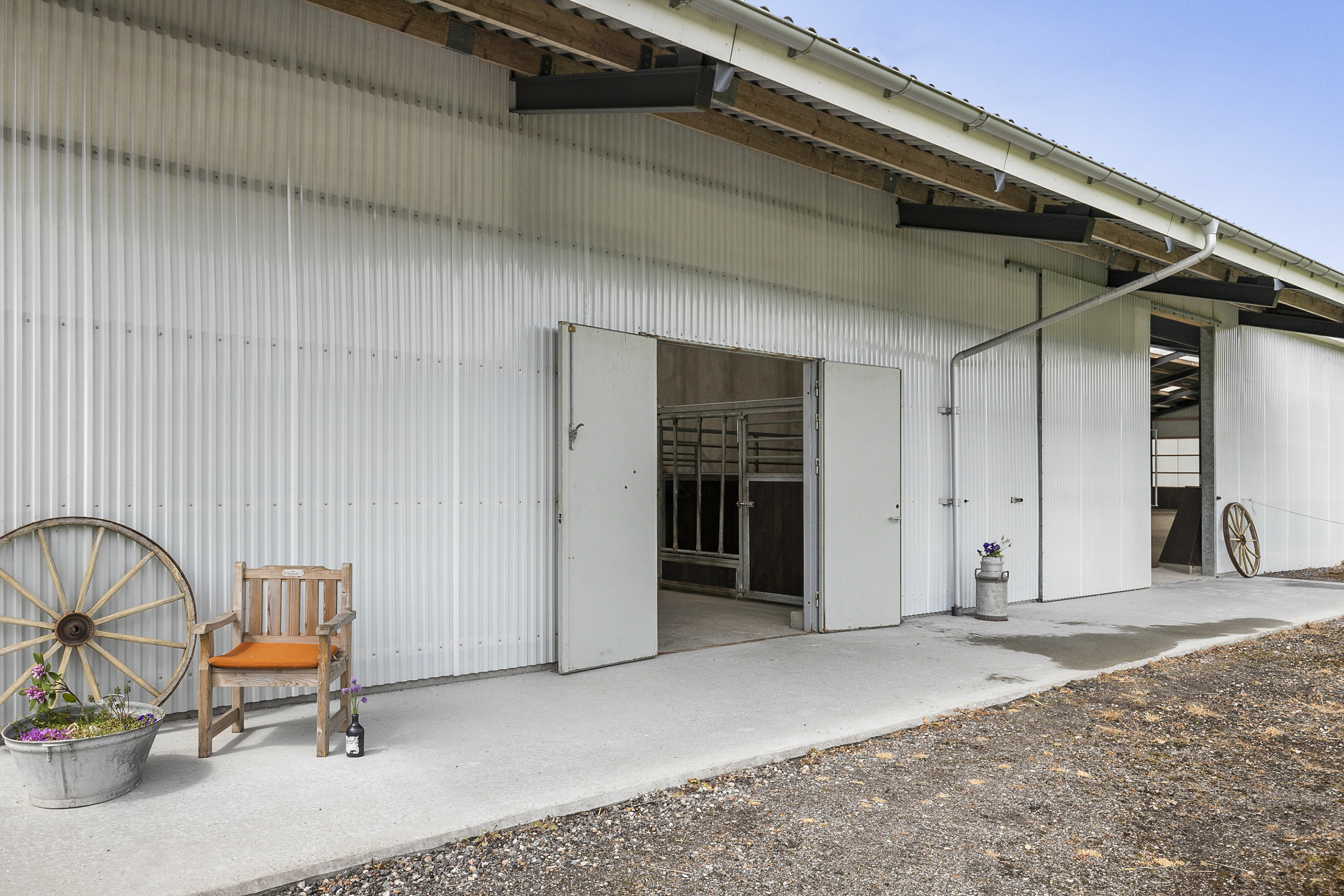 Fremhævet ridehal billede i fuldskærmstilstand. Billede af Gunderstedvej 3, 9600 Aars