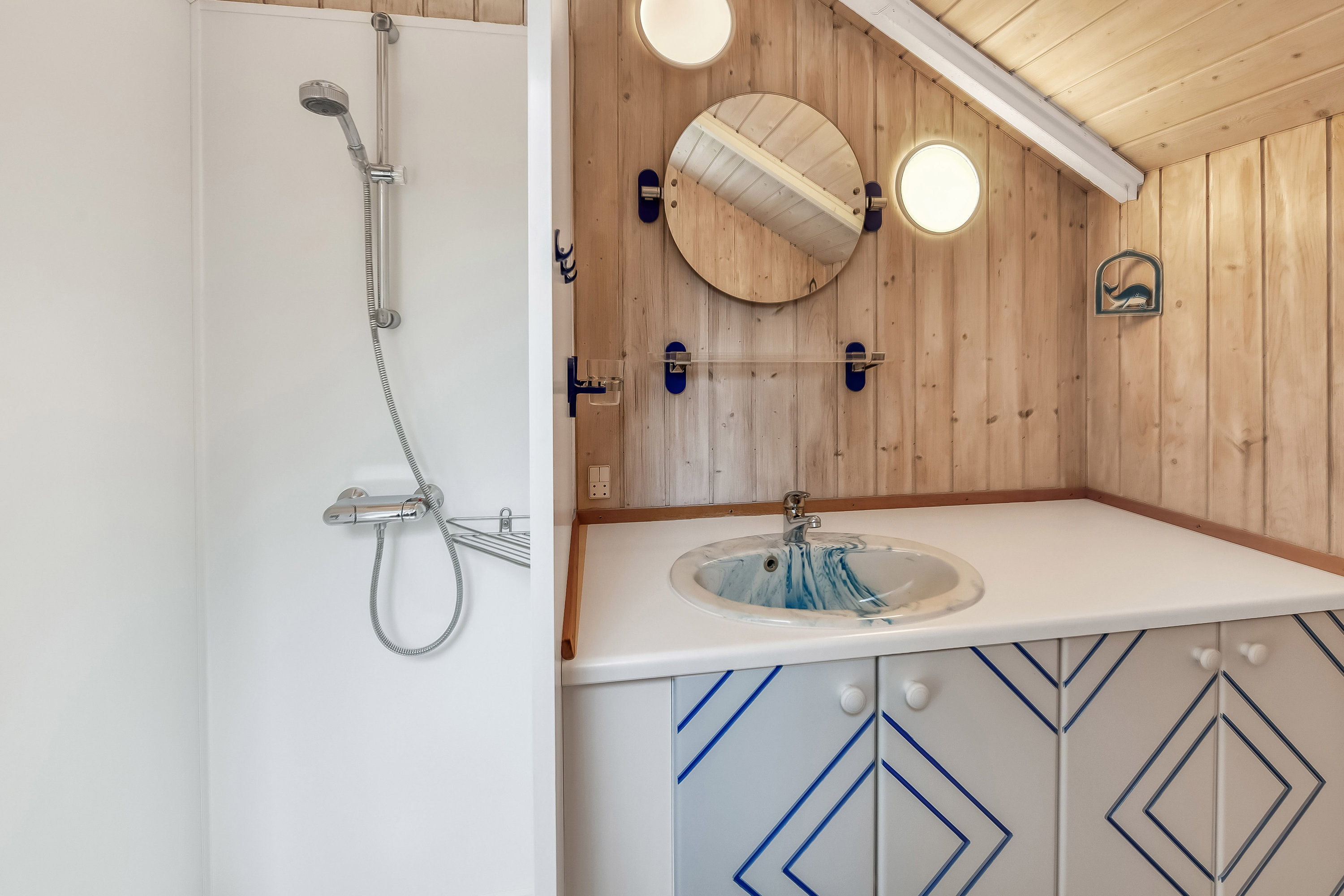 Fremhævet badeværelse billede i fuldskærmstilstand. Billede af Grærup Havvej 32, Grærup, 6840 Oksbøl