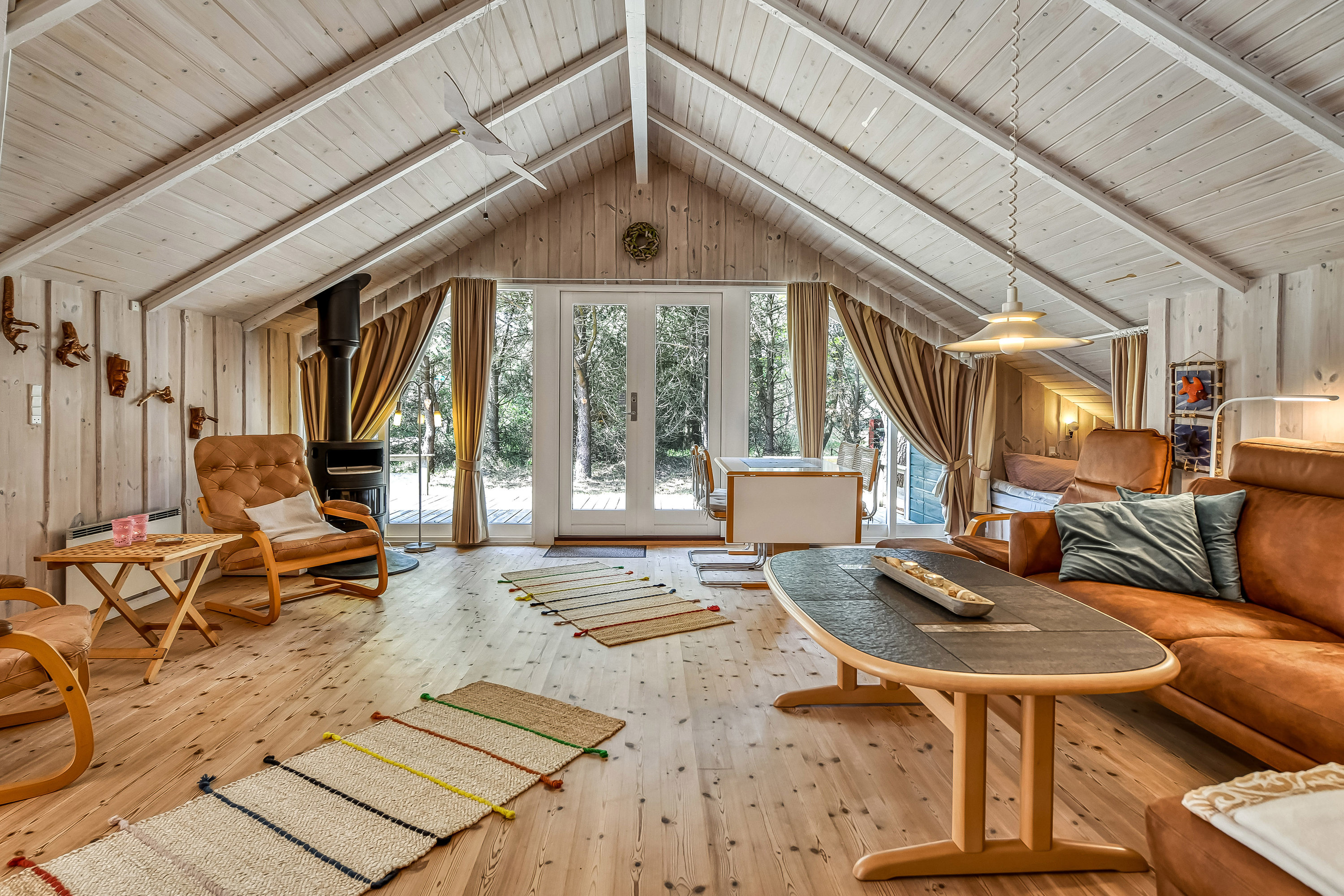 Fremhævet stue billede i fuldskærmstilstand. Billede af Grærup Havvej 32, Grærup, 6840 Oksbøl