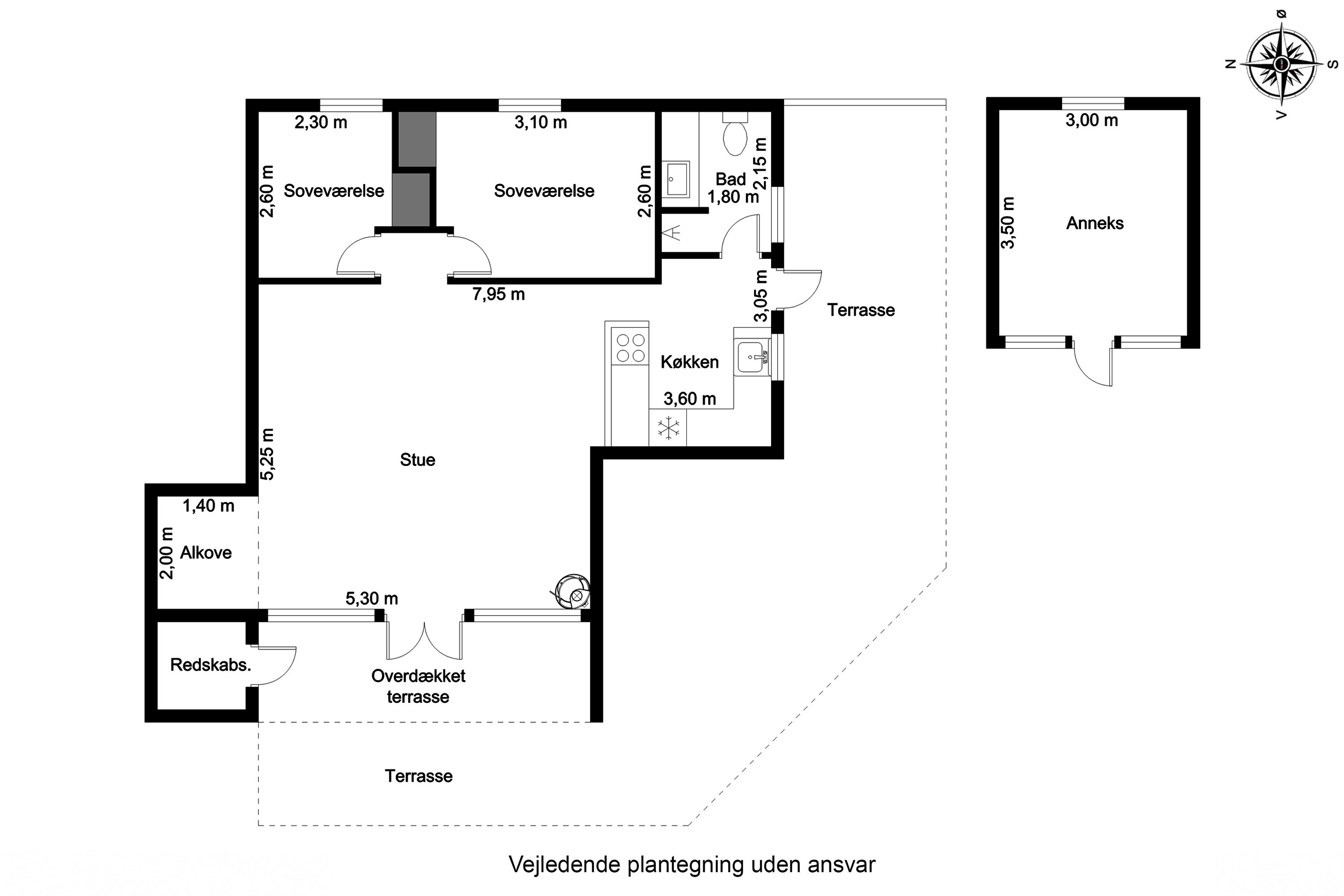 Plantegninger billede af Grærup Havvej 32, Grærup, 6840 Oksbøl