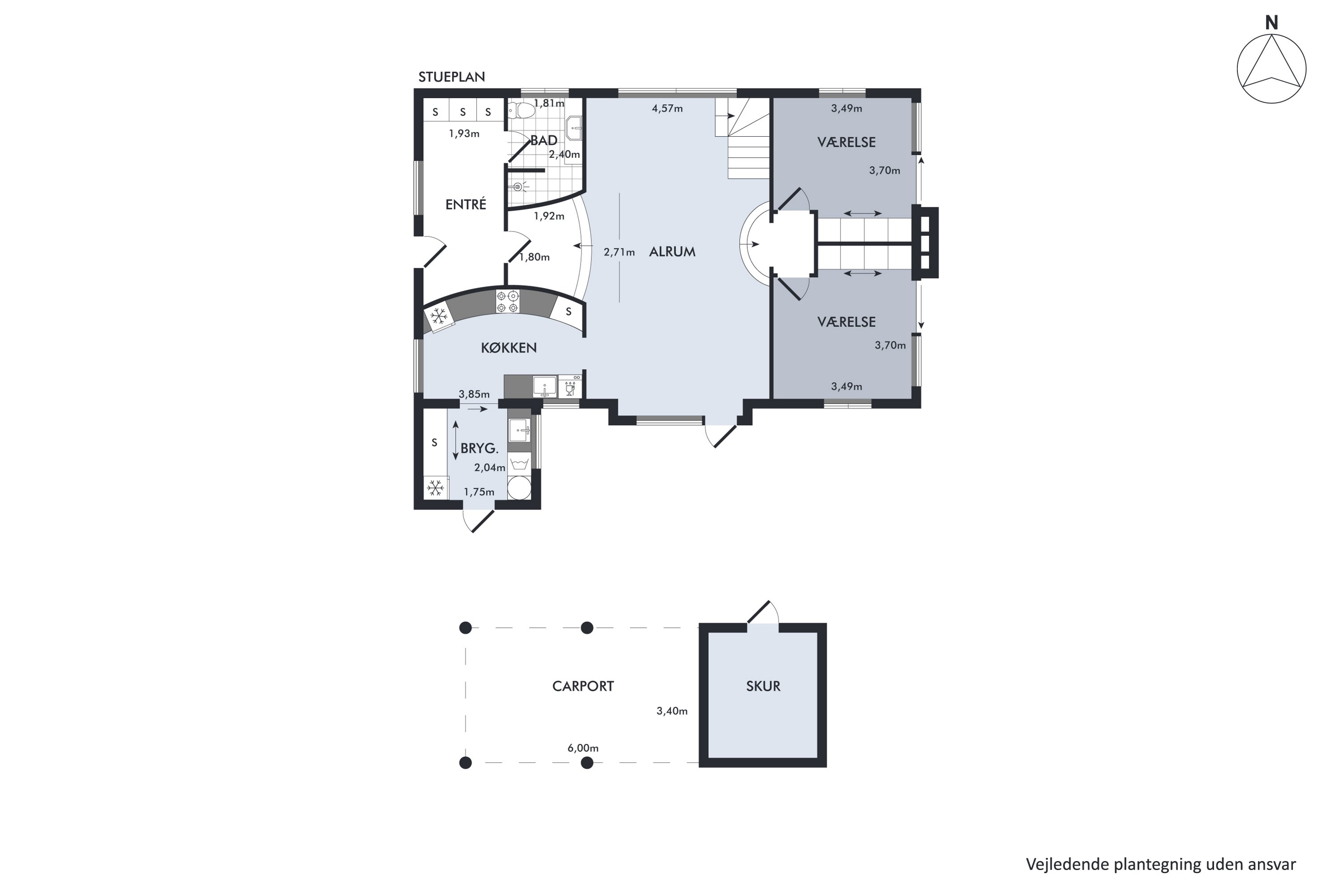 Plantegninger billede af Stentoften 72, Rebild, 9520 Skørping