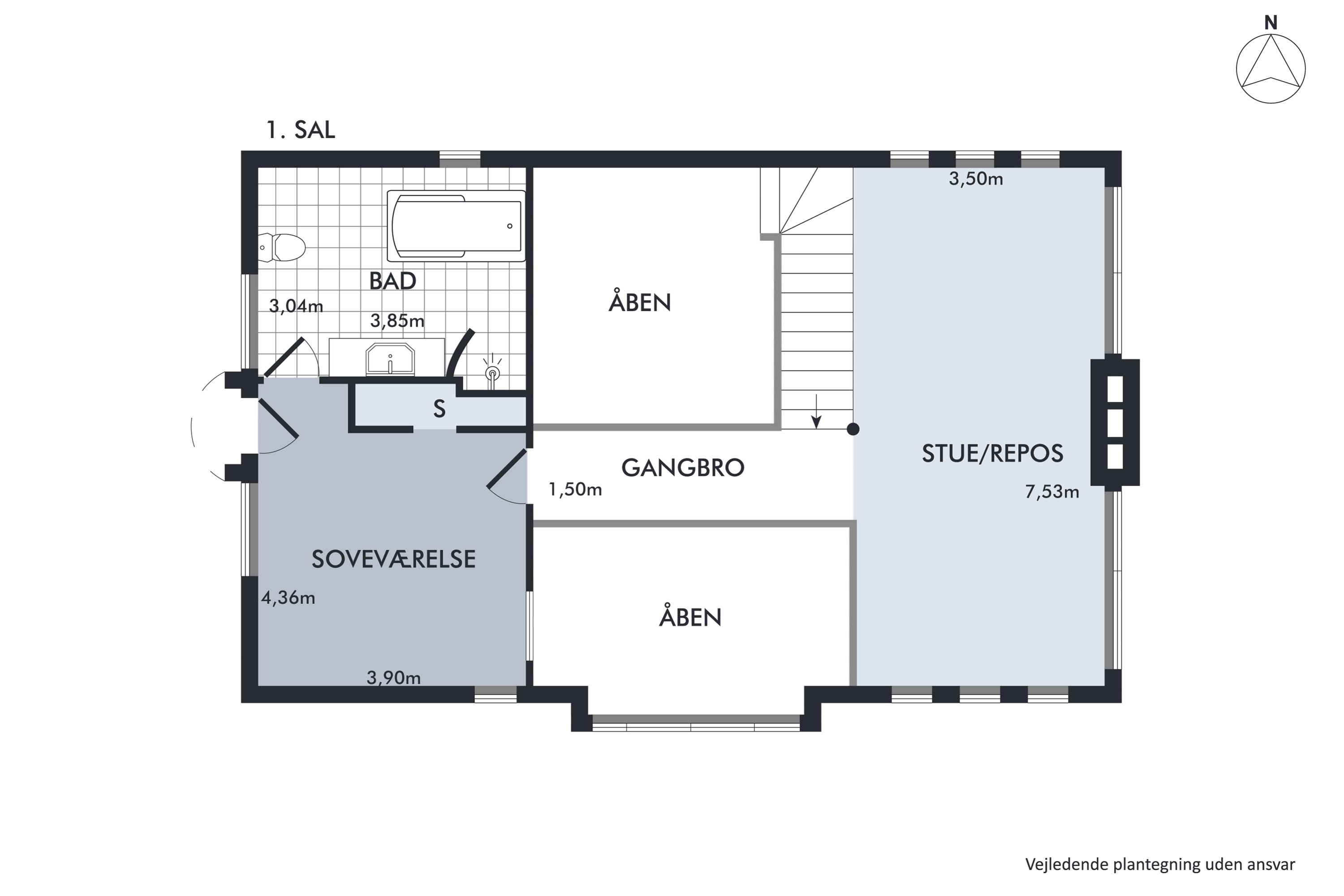 Plantegninger billede af Stentoften 72, Rebild, 9520 Skørping